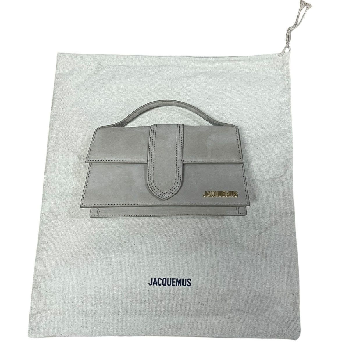 Jacquemus Jacquemus Le Grand Bambino Dove Suede Size ONE SIZE - 2 Thumbnail