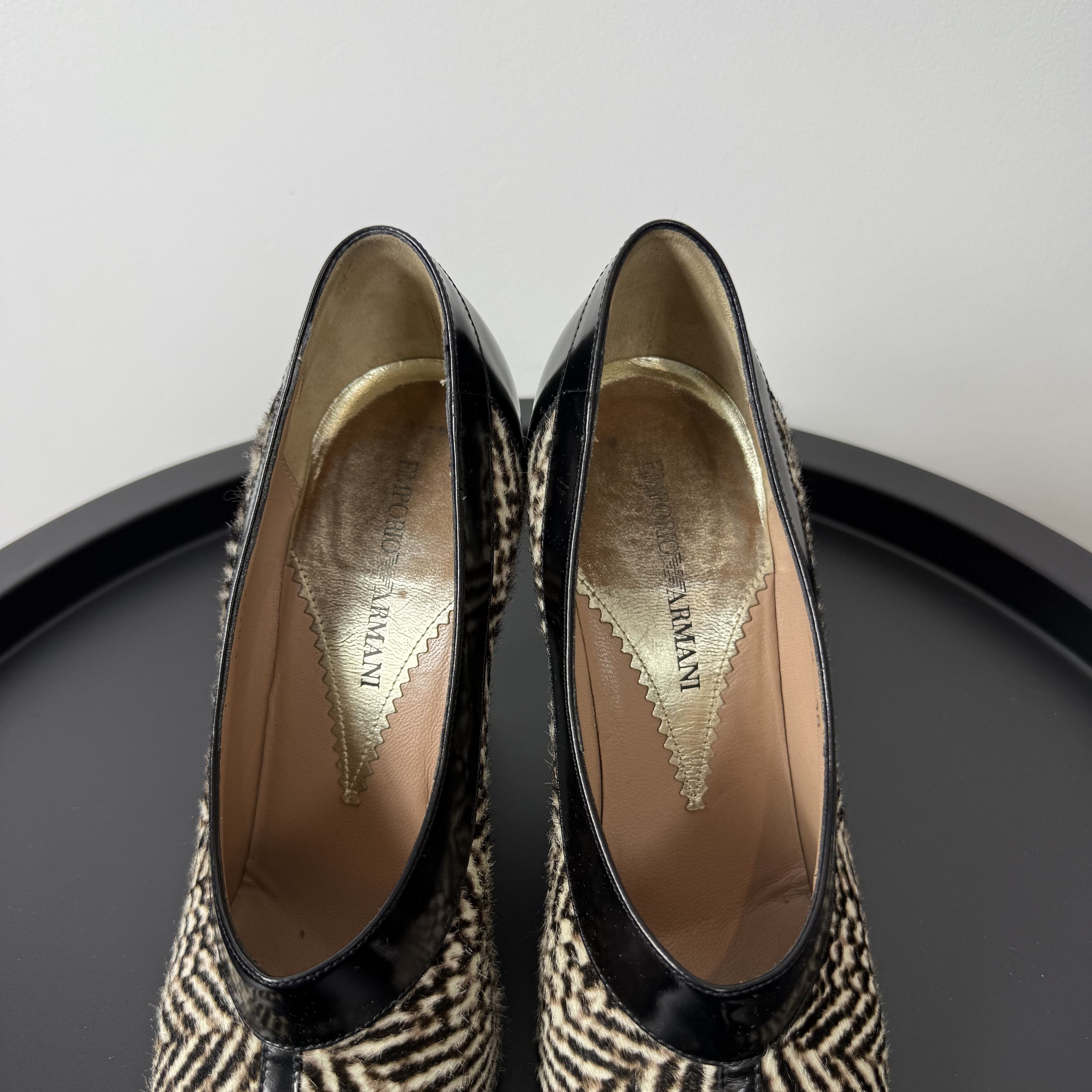 Emporio Armani Vintage Emporio Armani Rare Women's Heels Made in Italy Size US 8 / IT 38 - 8 Thumbnail