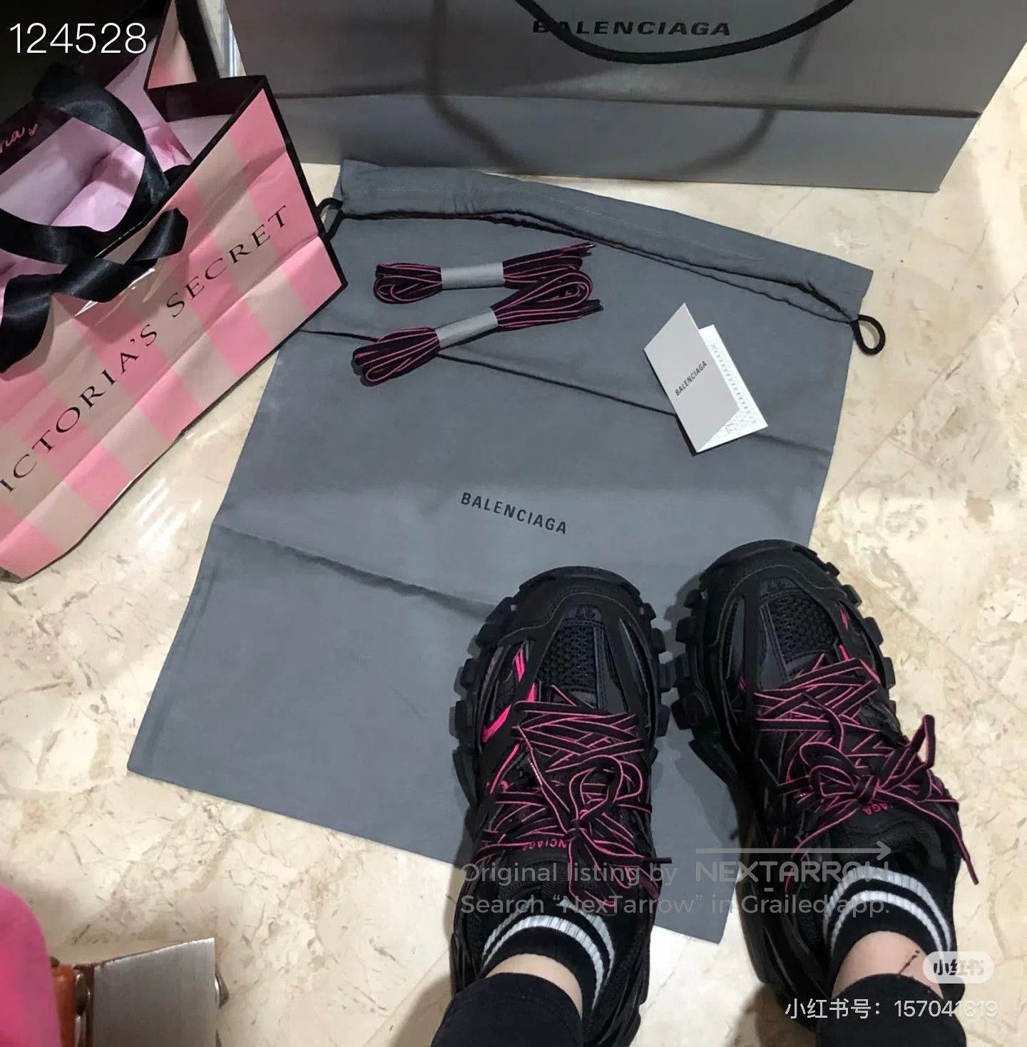 Balenciaga Balenciaga Track Dad Shoes Black Pink. Size US 5 / IT 35 - 7 Thumbnail