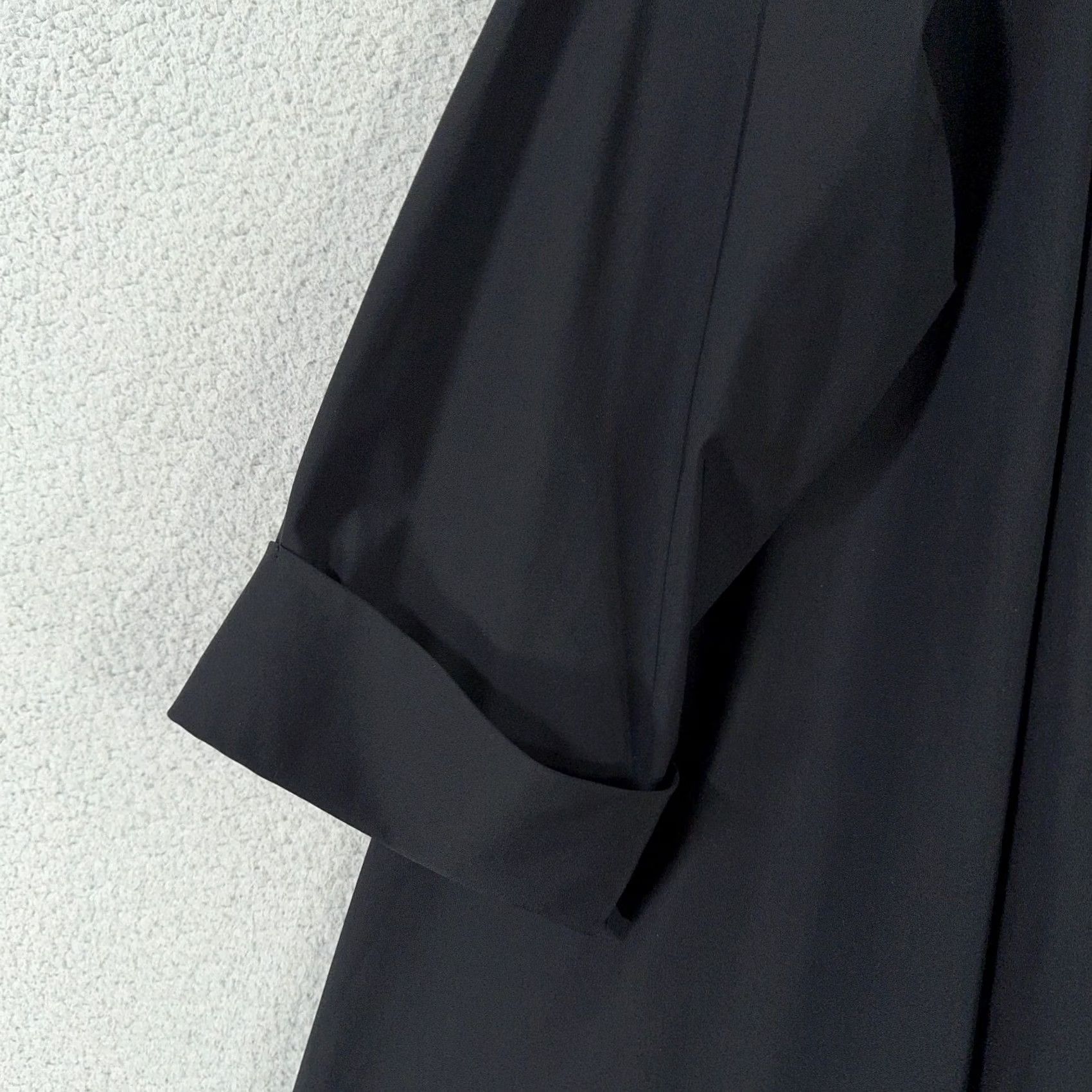 Vintage Comfy USA Jacket Long Black L Full Zip 3/4 Sleeve Lagenlook Art Vintage No Womens Size L / US 10 / IT 46 - 6 Thumbnail