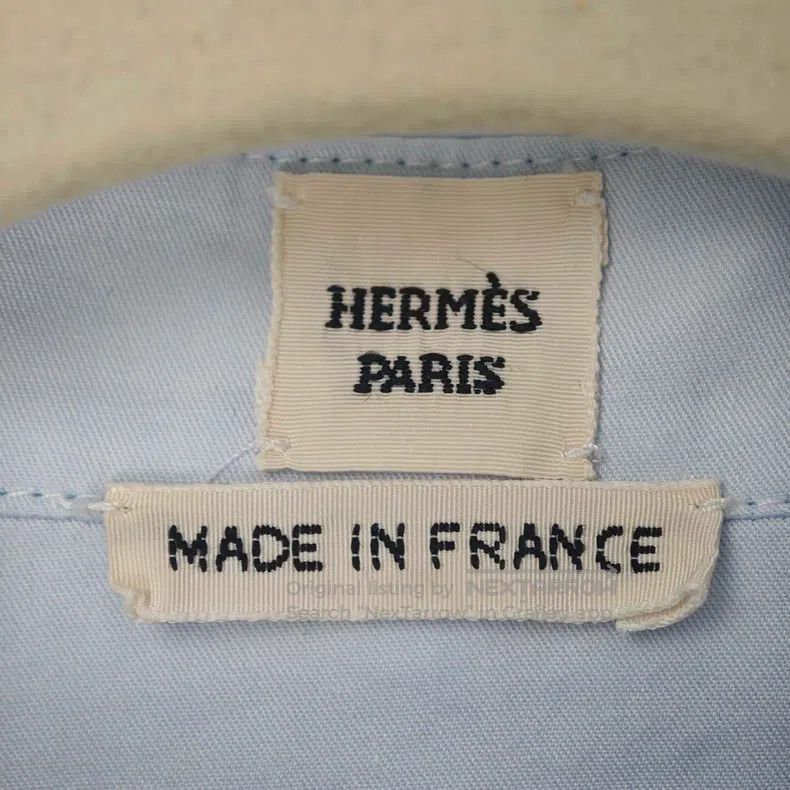 Hermes Hermes Blue shirt-style dress Size XS / US 0-2 / IT 36-38 - 3 Thumbnail