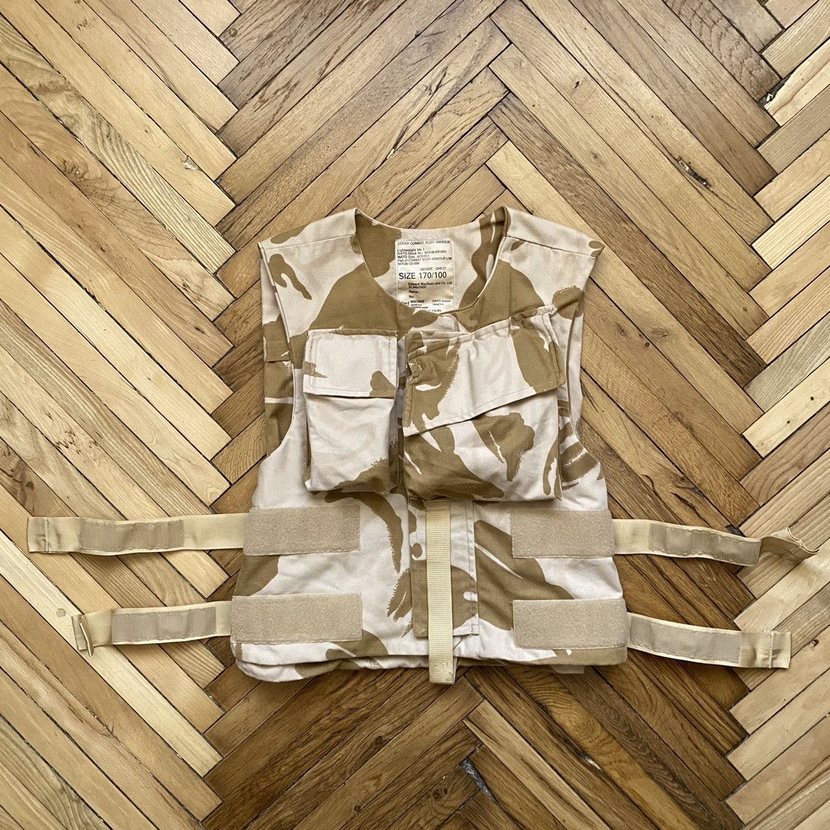 Hysteric Glamour × Vintage Vintage Military Cargo Big Pocket Camo Vest Size 36S - 3 Thumbnail