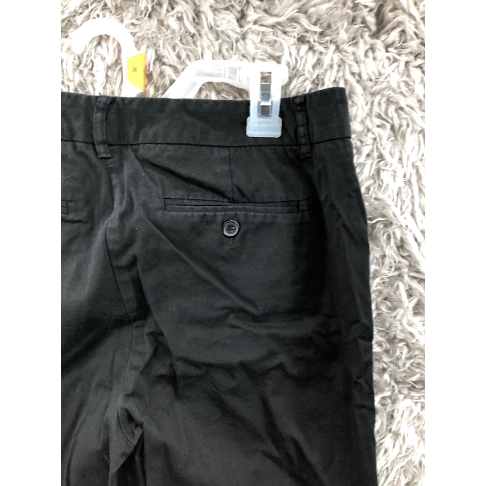CO New York & Co Chino Pants Size 8 Tall Womens Mid Rise Straight Leg Black Size 30" / US 8 / IT 44 - 6 Thumbnail