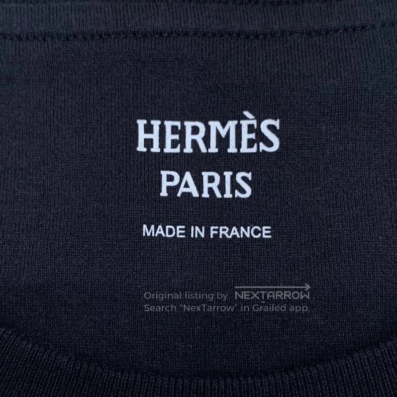 Hermes Hermes Black Lock扣Floral Print Cotton Round Collar Short S Size S / US 4 / IT 40 - 5 Thumbnail