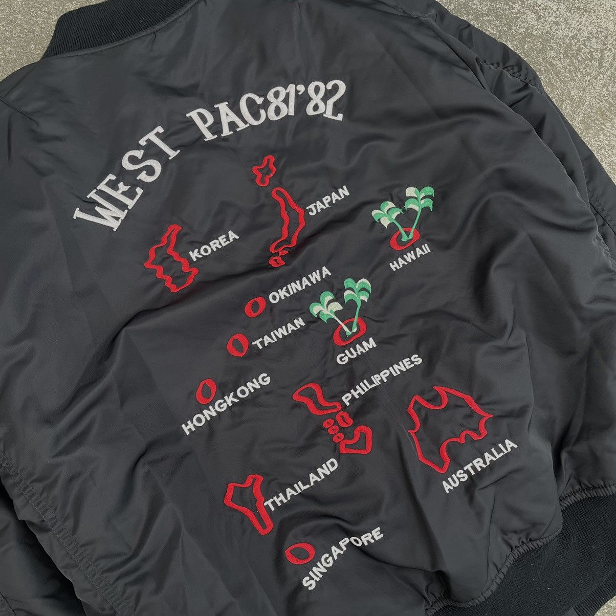 Schott Schott NYC West Pacific Souvenir Flight Jacket Size US L / EU 52-54 / 3 - 4 Thumbnail
