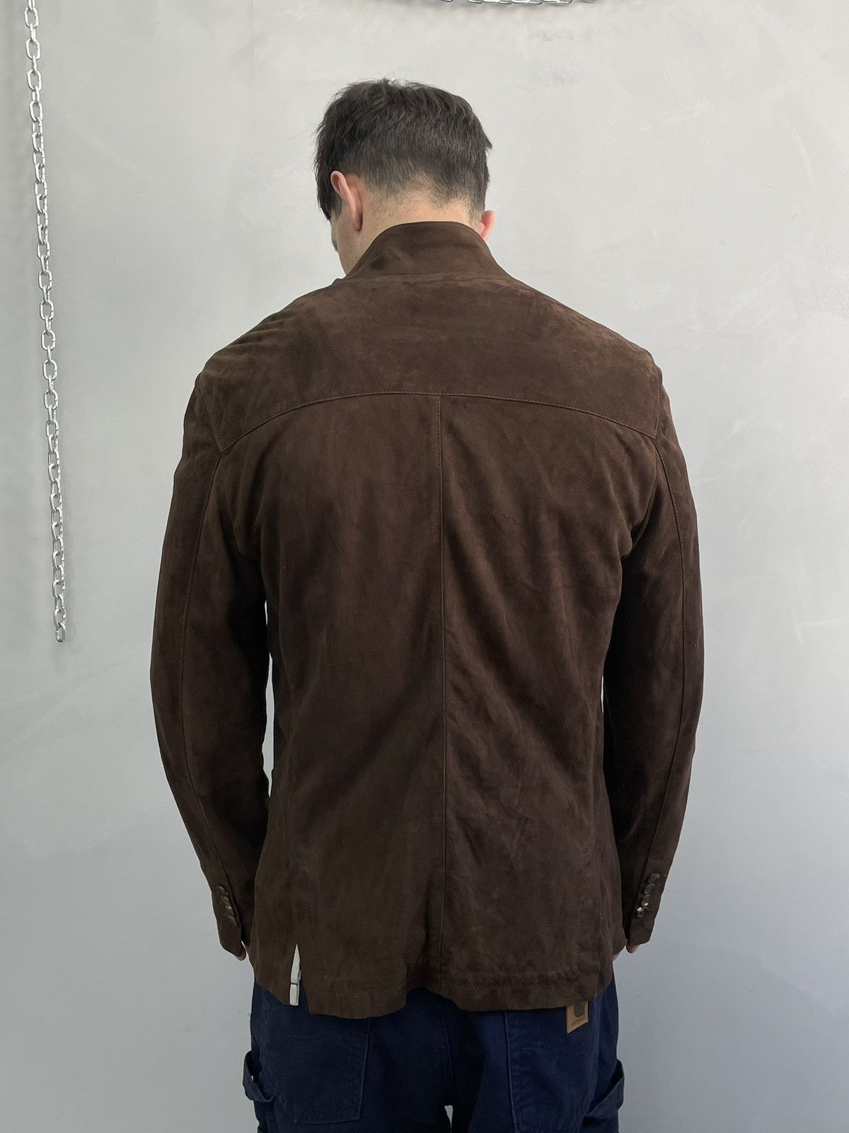 Japanese Brand Rare suede japanese Leather jacket blazer 90s Size US L / EU 52-54 / 3 - 9 Thumbnail