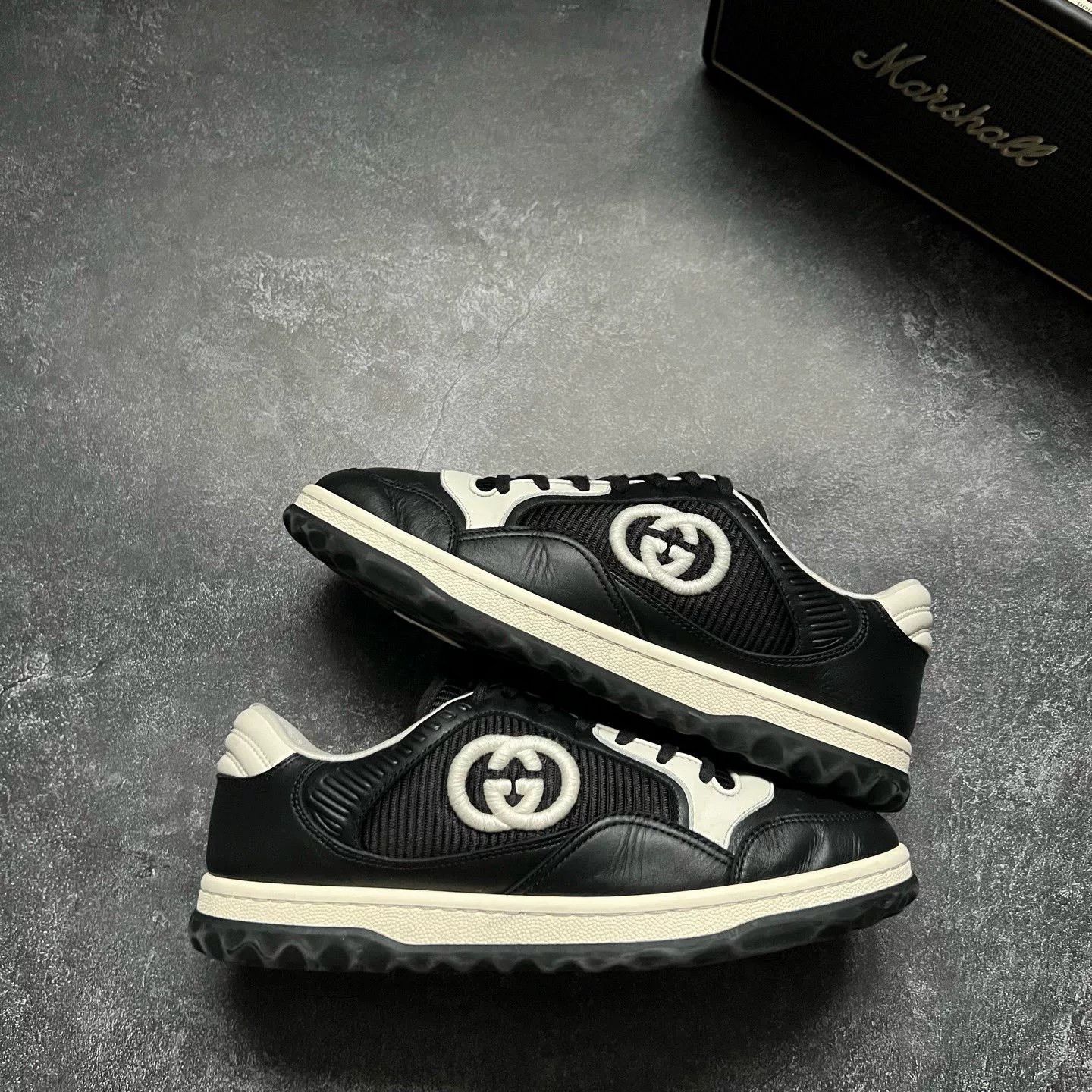 Gucci Gucci Black Lowtop Sneakers 5 Men Size US 5 / EU 37 - 1 Thumbnail