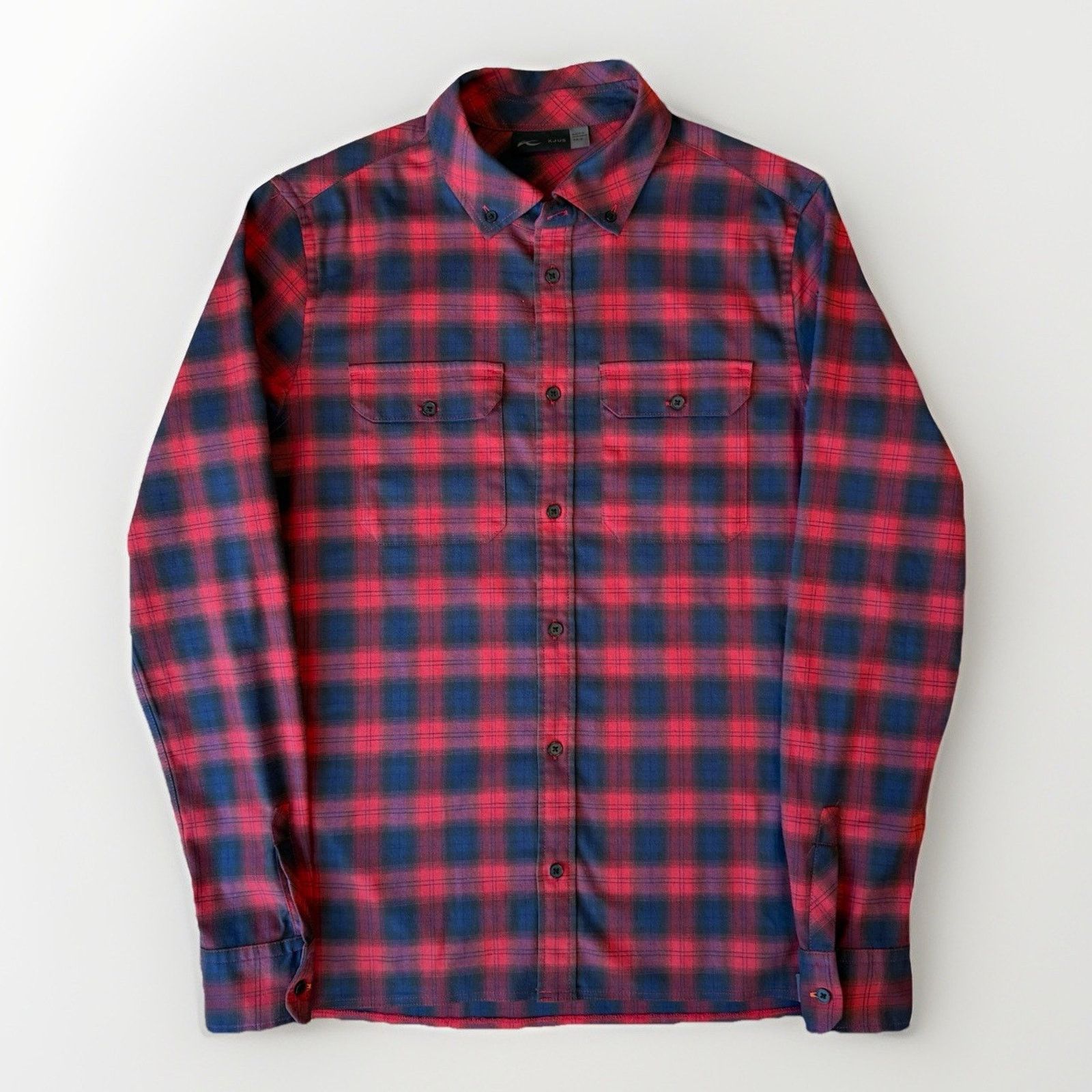 KJUS KJUS Flannel Small Multicolor Red Navy Hiking Outerwear Size US S / EU 44-46 / 1 - 1 Thumbnail