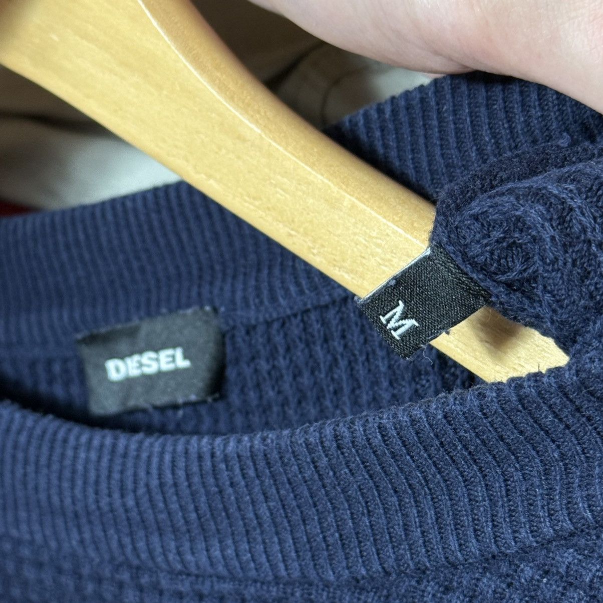 Diesel 📌 Crazy Diesel Crew Neck Sweater Pocket Longsleeve Size US M / EU 48-50 / 2 - 8 Thumbnail