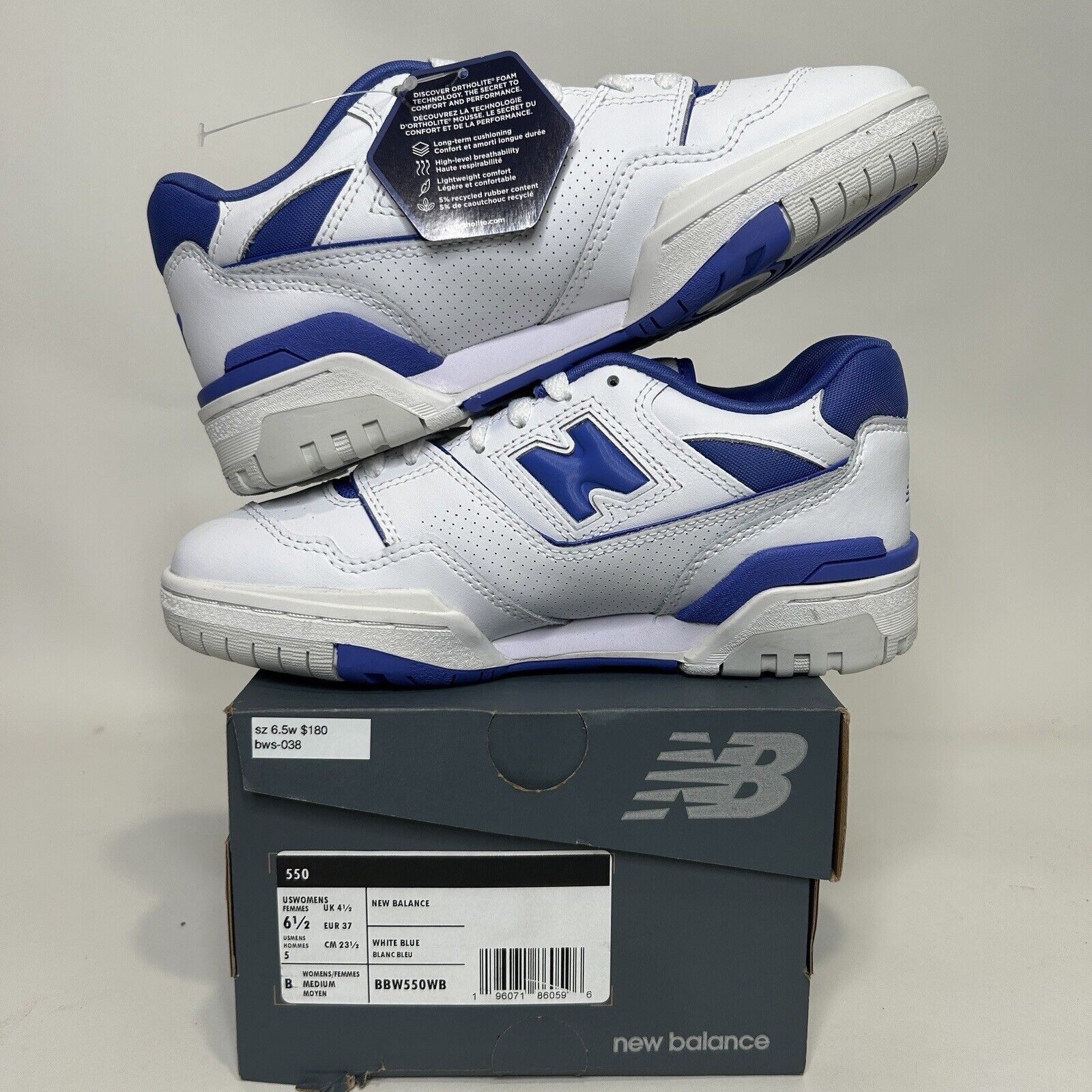 New Balance New Balance Shoes 550 WMNS Sneakers “Aura Purple” 2024 Size US 6.5 / IT 36.5 - 3 Thumbnail