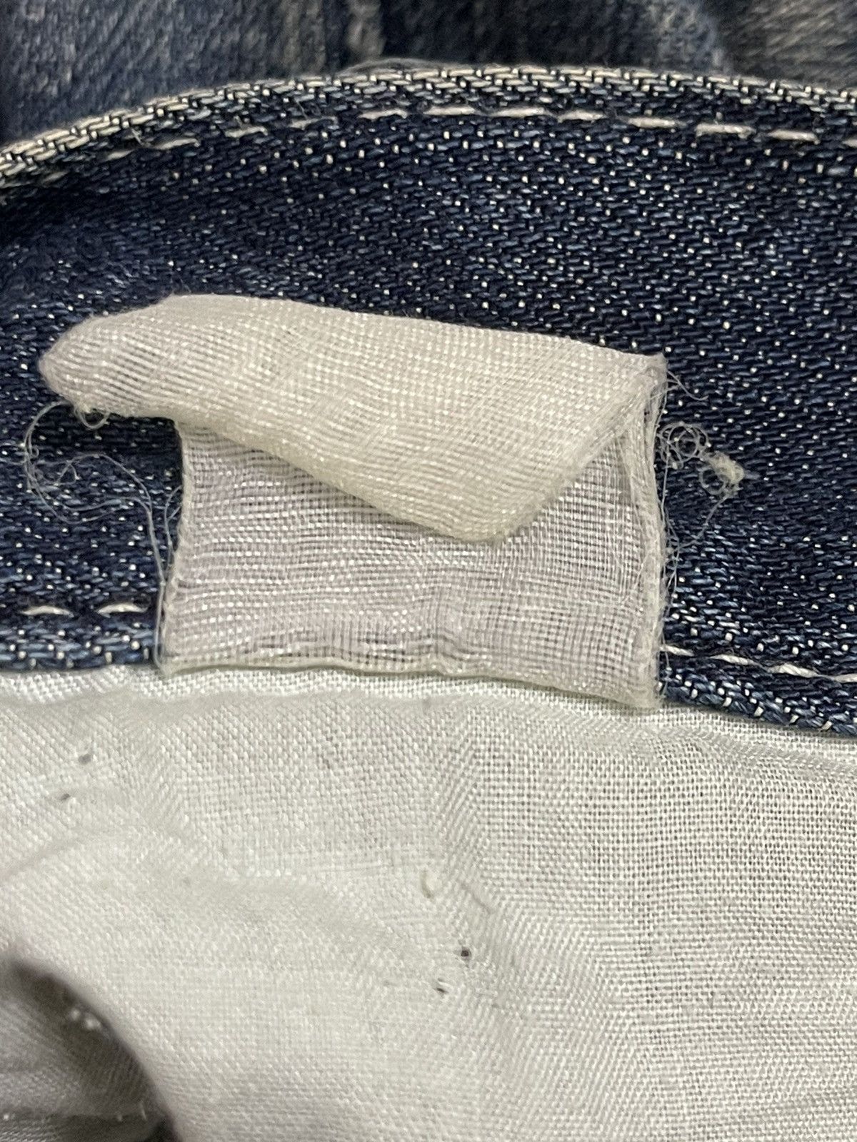 Denime Vintage Japanese Brand Blue Bleached Style Distress Jeans Size US 32 / EU 48 - 10 Thumbnail