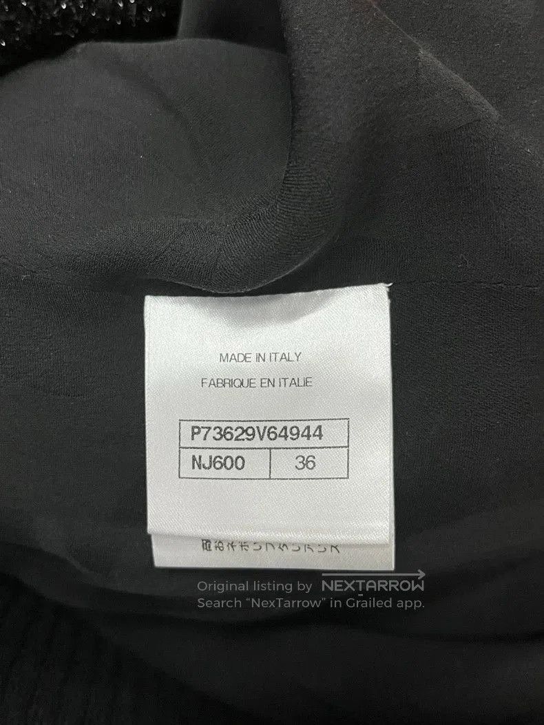 Chanel Chanel 22K Black and White Plaid Diamond Buckle Baseball Ja Size M / US 6-8 / IT 42-44 - 5 Thumbnail