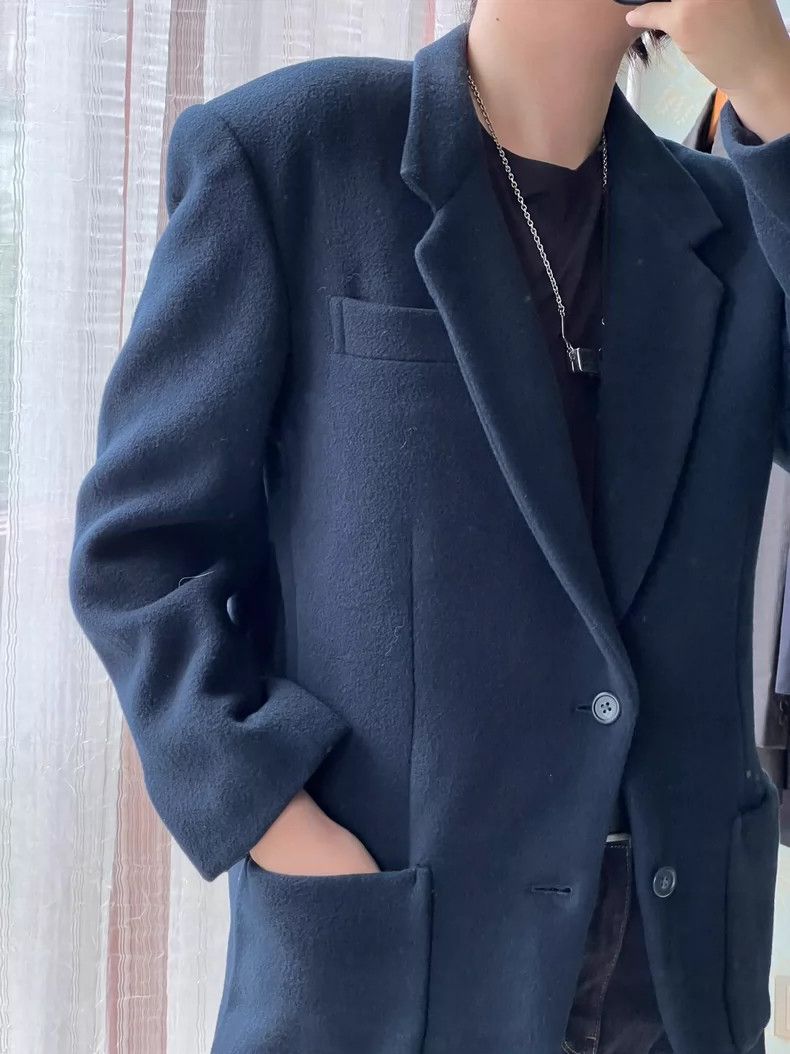 Yohji Yamamoto Yohji Yamamoto size m Antique woolen blazer 2504-Nextarrow Size 36R - 1 Thumbnail