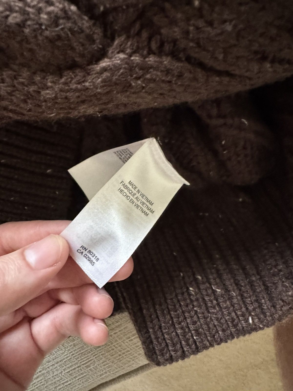 Lucky Brand Lucky Brand Cable-knit Sweater - Brown - Brand New Size US S / EU 44-46 / 1 - 5 Thumbnail