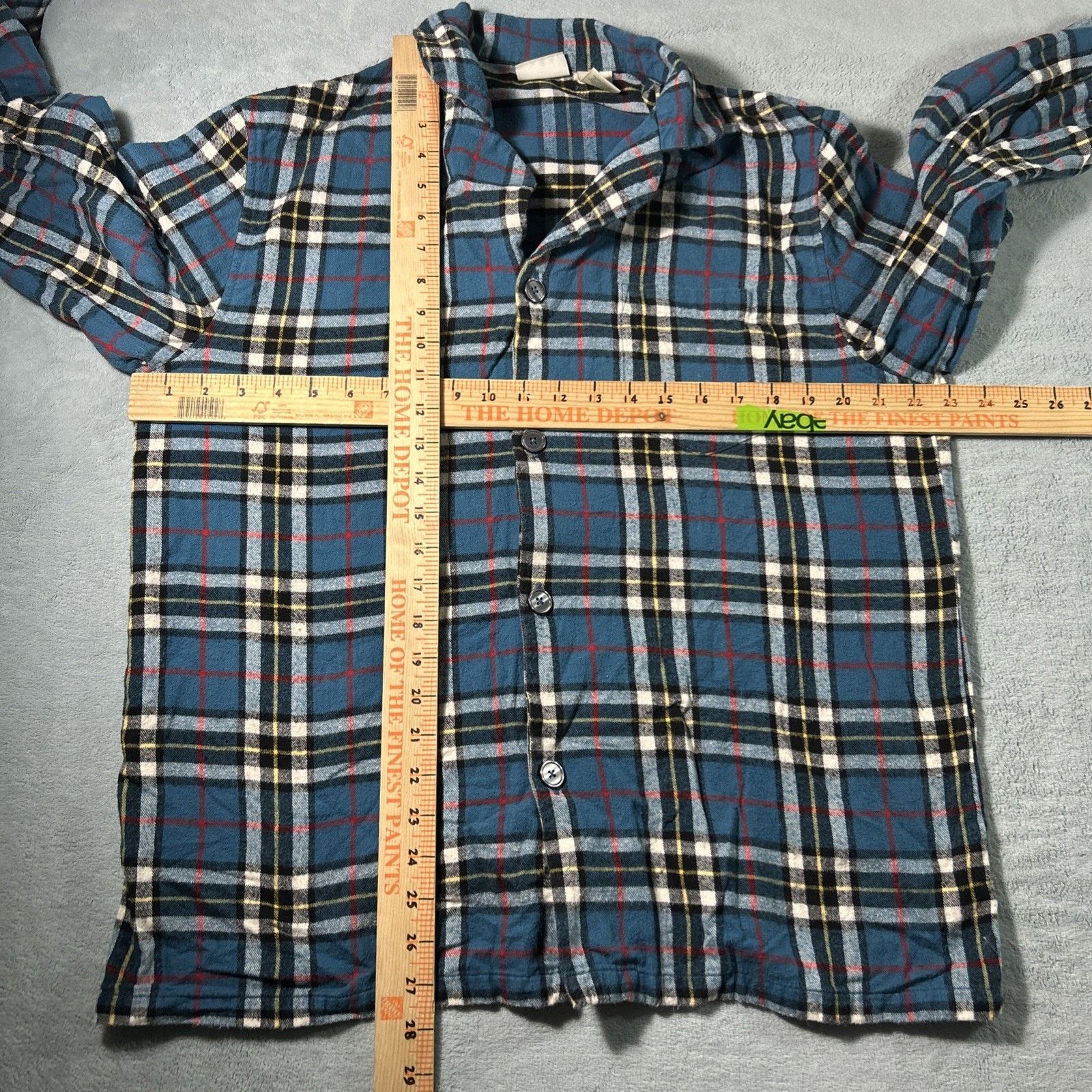 L.L. Bean LL Bean Archive Soft Flannel 1958 Medium Form Camp Collar Size M / US 6-8 / IT 42-44 - 9 Thumbnail
