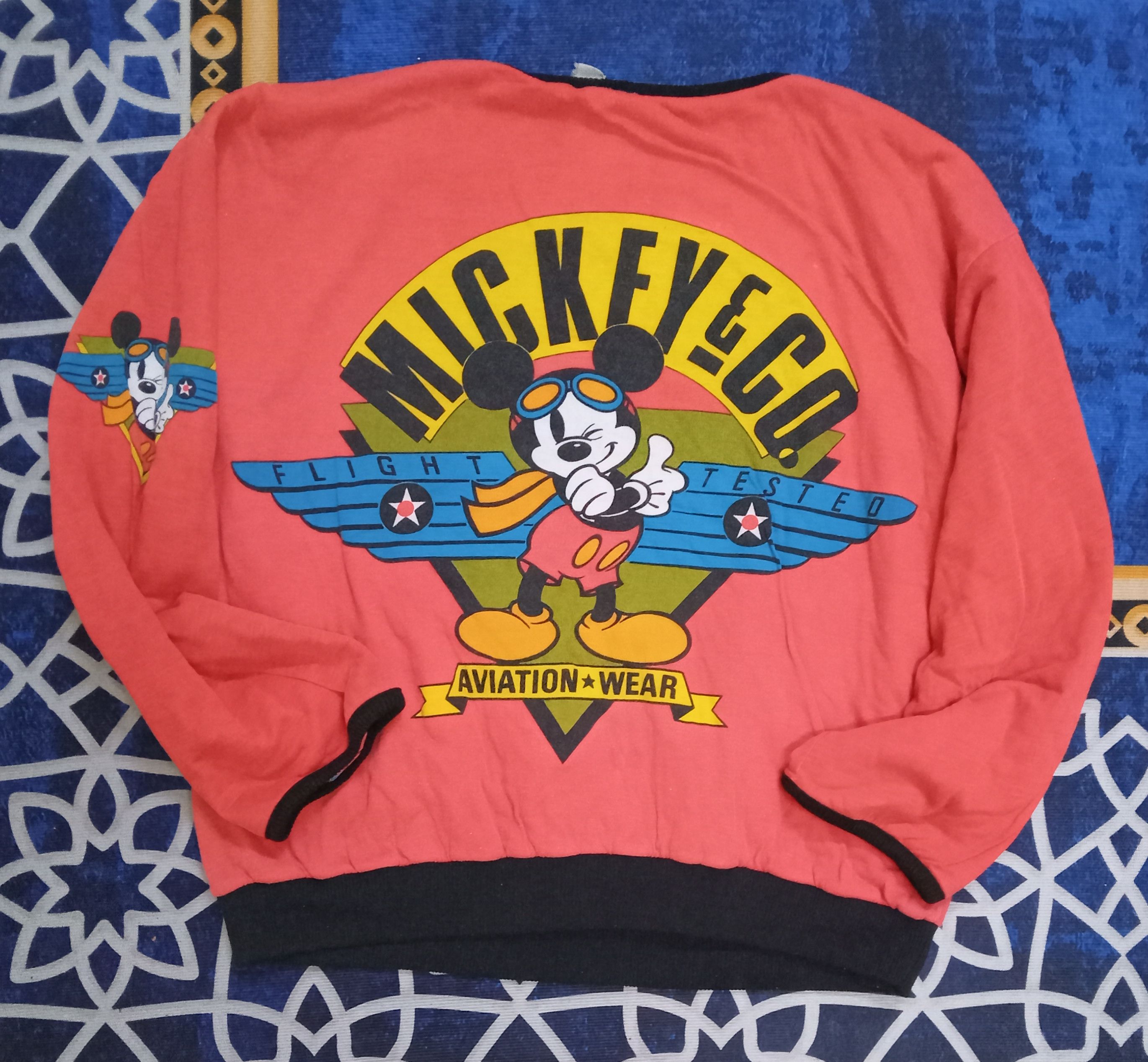 Mickey Mouse Mickey & co Flight Tested Vintage Reversible Vintage Top Size US XL / EU 56 / 4 - 2 Thumbnail