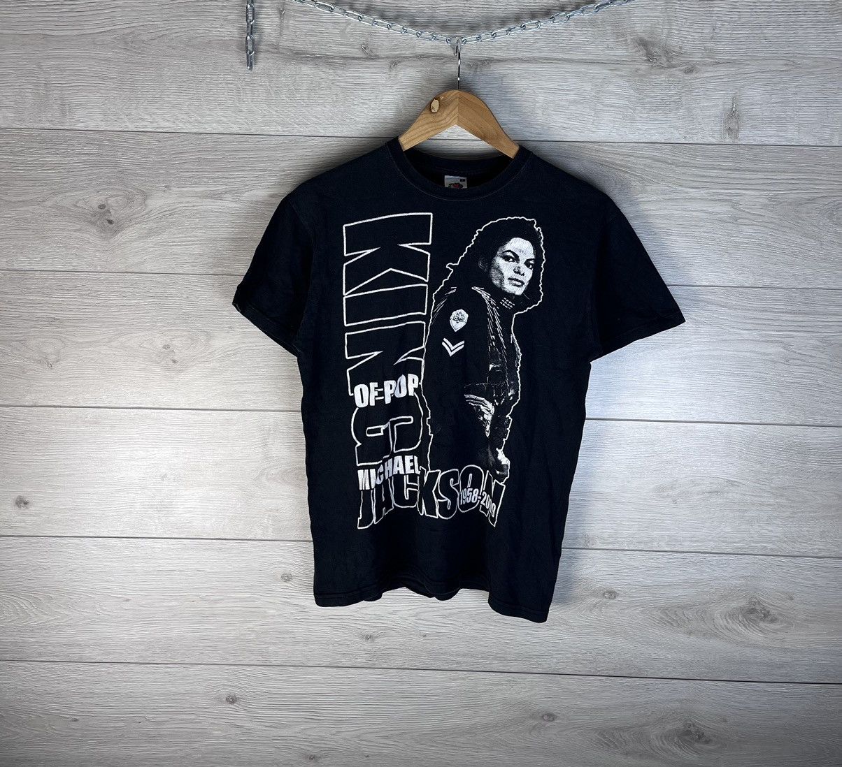 Fruit Of The Loom Men’s merch t-shirt Michael Jackson size s vintage Size US S / EU 44-46 / 1 - 1 Thumbnail