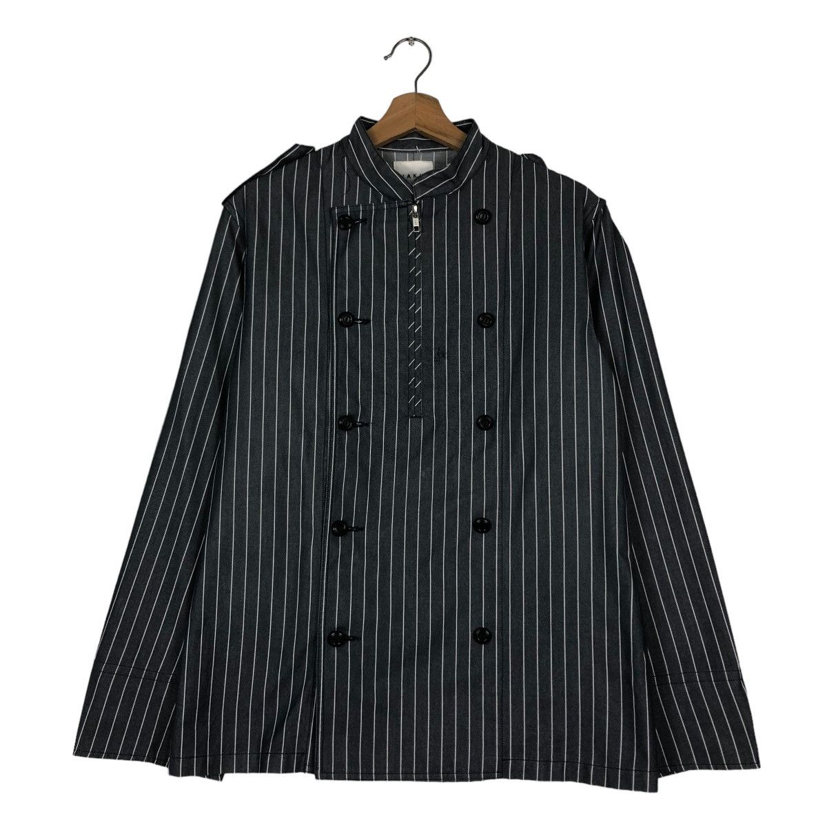 Japanese Brand 🔥VINTAGE HICKORY CHORE JACKET HAKUT JAPAN ISSEY MIYAKE Size US M / EU 48-50 / 2 - 1 Thumbnail