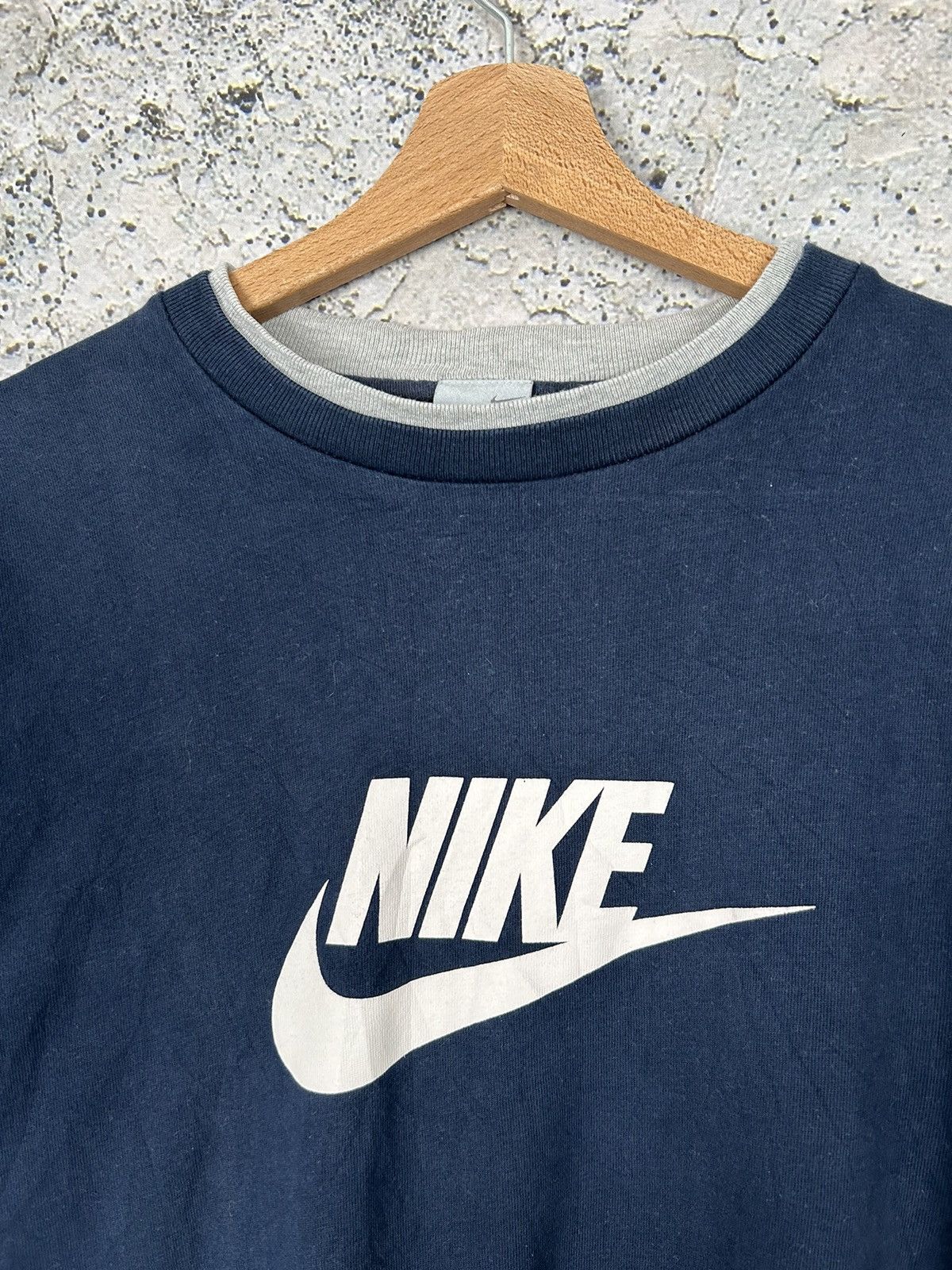 Nike Vintage Nike Swoosh Logo Longsleeve Y2K 00s Hype Size US L / EU 52-54 / 3 - 3 Thumbnail