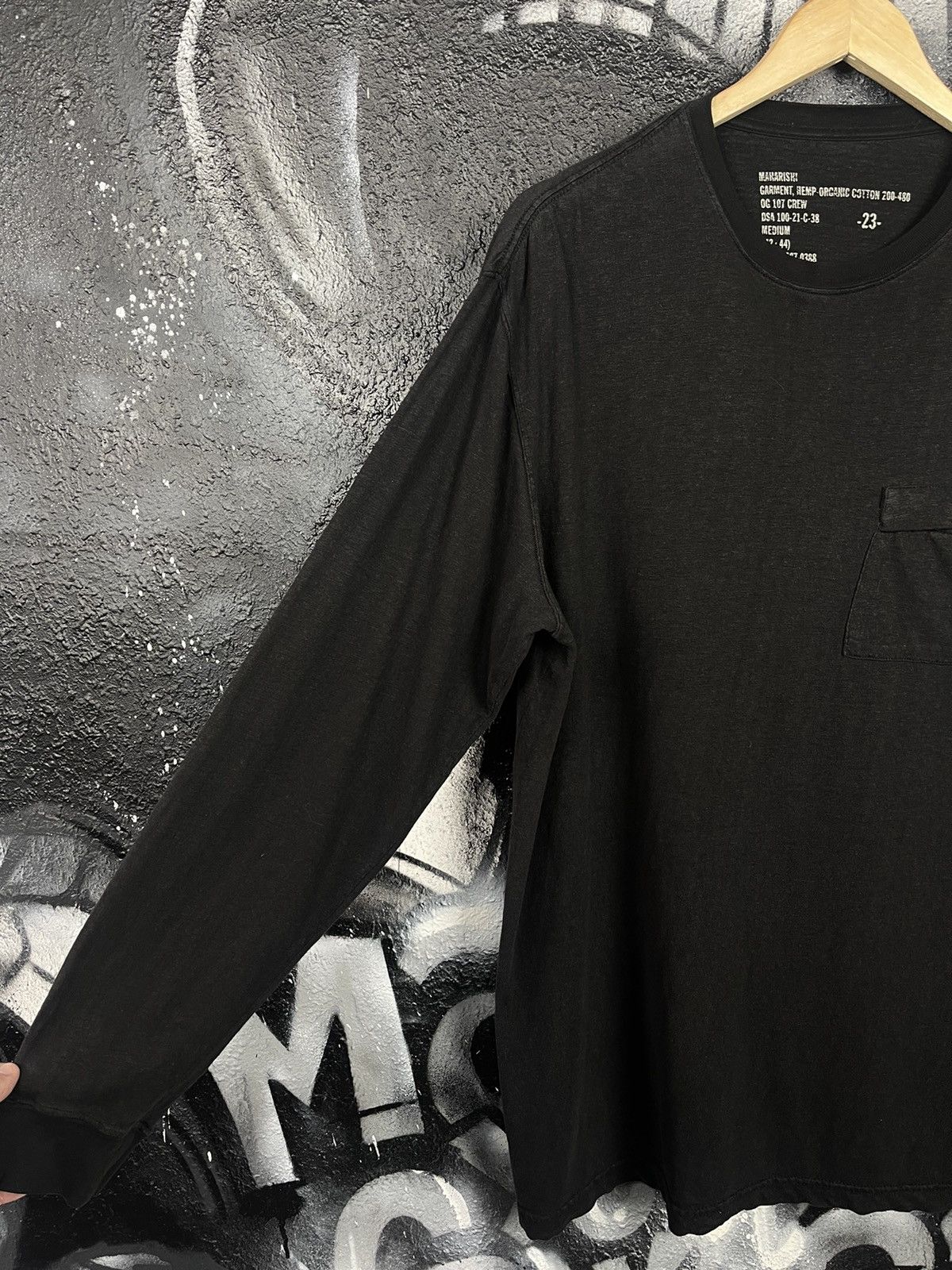 Maharishi Maharishi Hemp Organic Cotton L/S Pocket T-Shirt Men’s Size US M / EU 48-50 / 2 - 5 Thumbnail