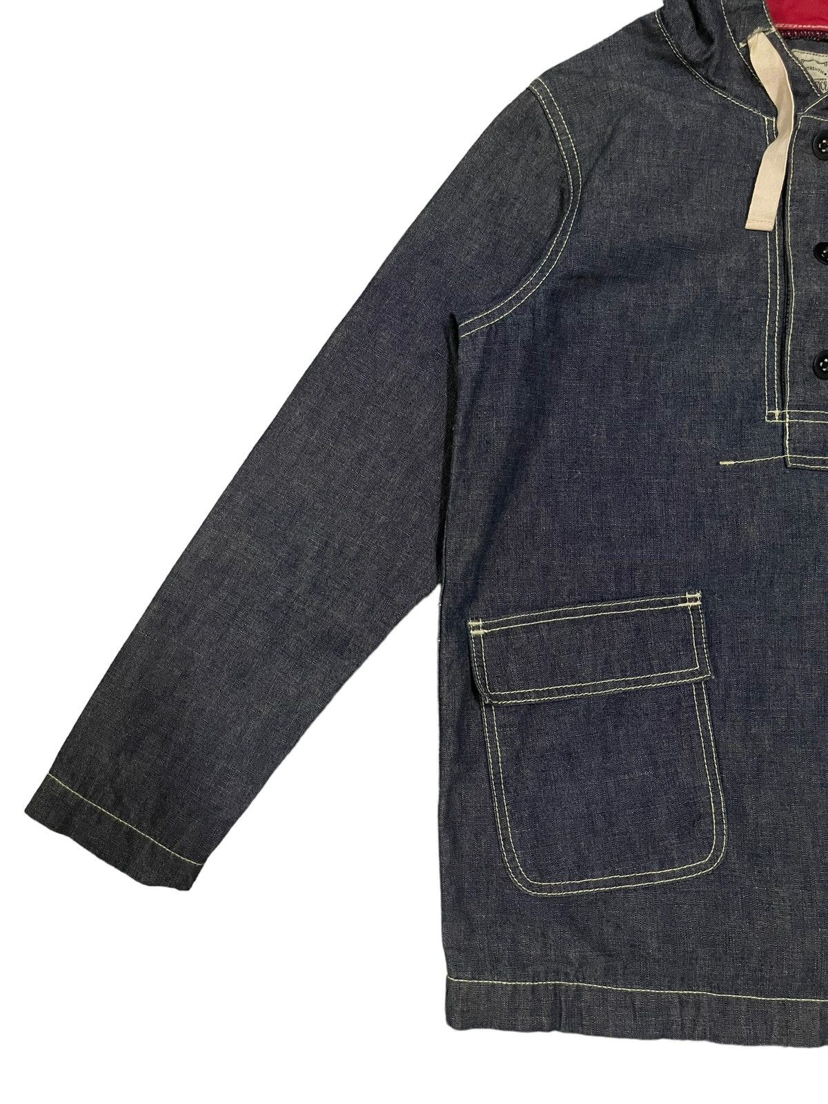 Japanese Brand Vintage Japanese Brand Half Button Denim Style Jacket Size US M / EU 48-50 / 2 - 5 Thumbnail