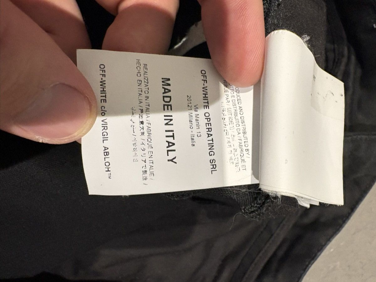 Off-White Off-White Black Pants w/ Belt Size US 32 / EU 48 - 5 Thumbnail