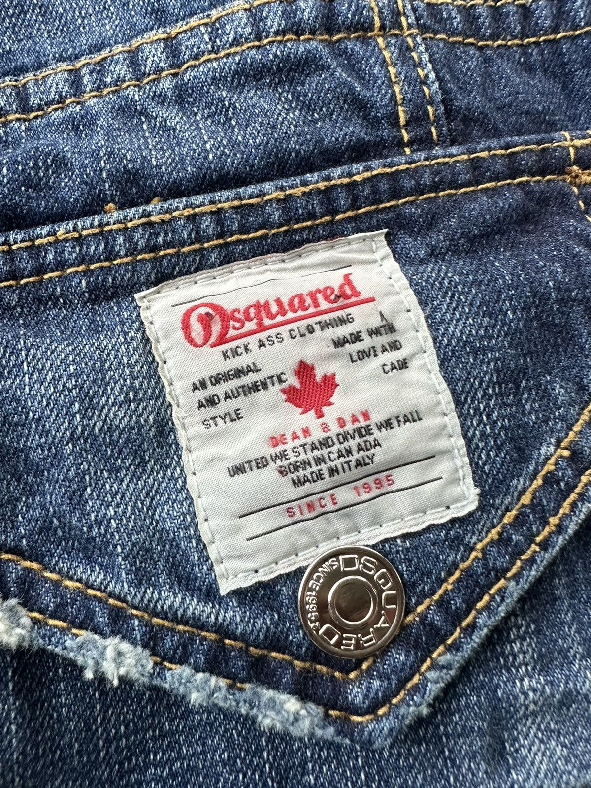 Dsquared2 Dsquared2 Italy Crop Skinny Denim D242 Size US 28 / EU 44 - 8 Thumbnail