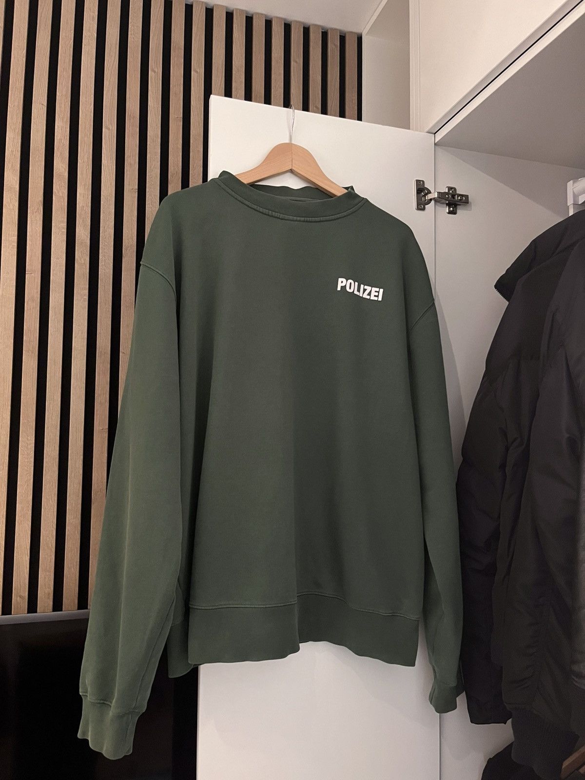 Vetements VETEMENTS REVERSIBLE GREEN HOODIE | Grailed