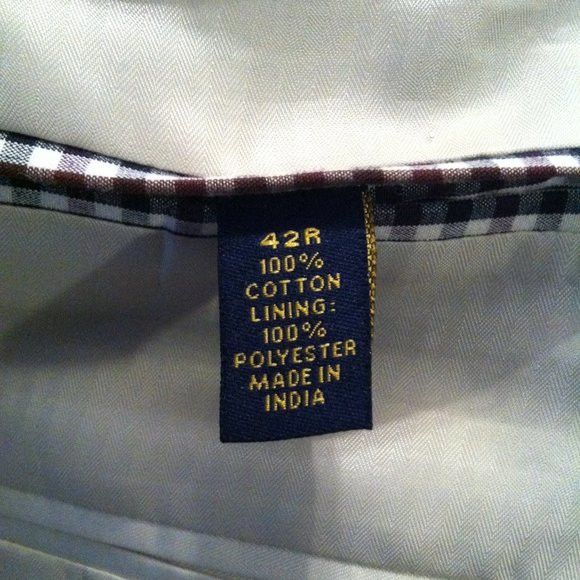 Club Room CLUB ROOM MEN'S NEW 100%COTTON SPORT JACKET BLAZER SIZE: 42R Size 42R - 11 Thumbnail