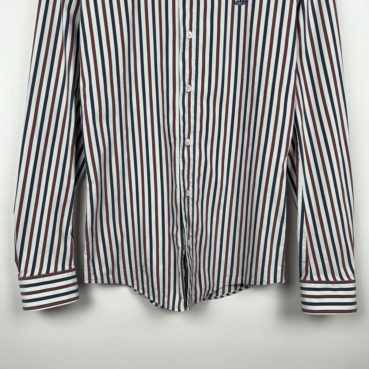 Vivienne Westwood Designer Vivienne Westwood Man stripped Avant-Garde shirt Size US S / EU 44-46 / 1 - 4 Thumbnail