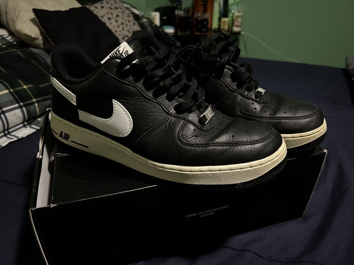 Comme des Garcons × Nike Nike Supreme Comme Des Garcons air force 1 Size US 10.5 / EU 43-44 - 1 Thumbnail