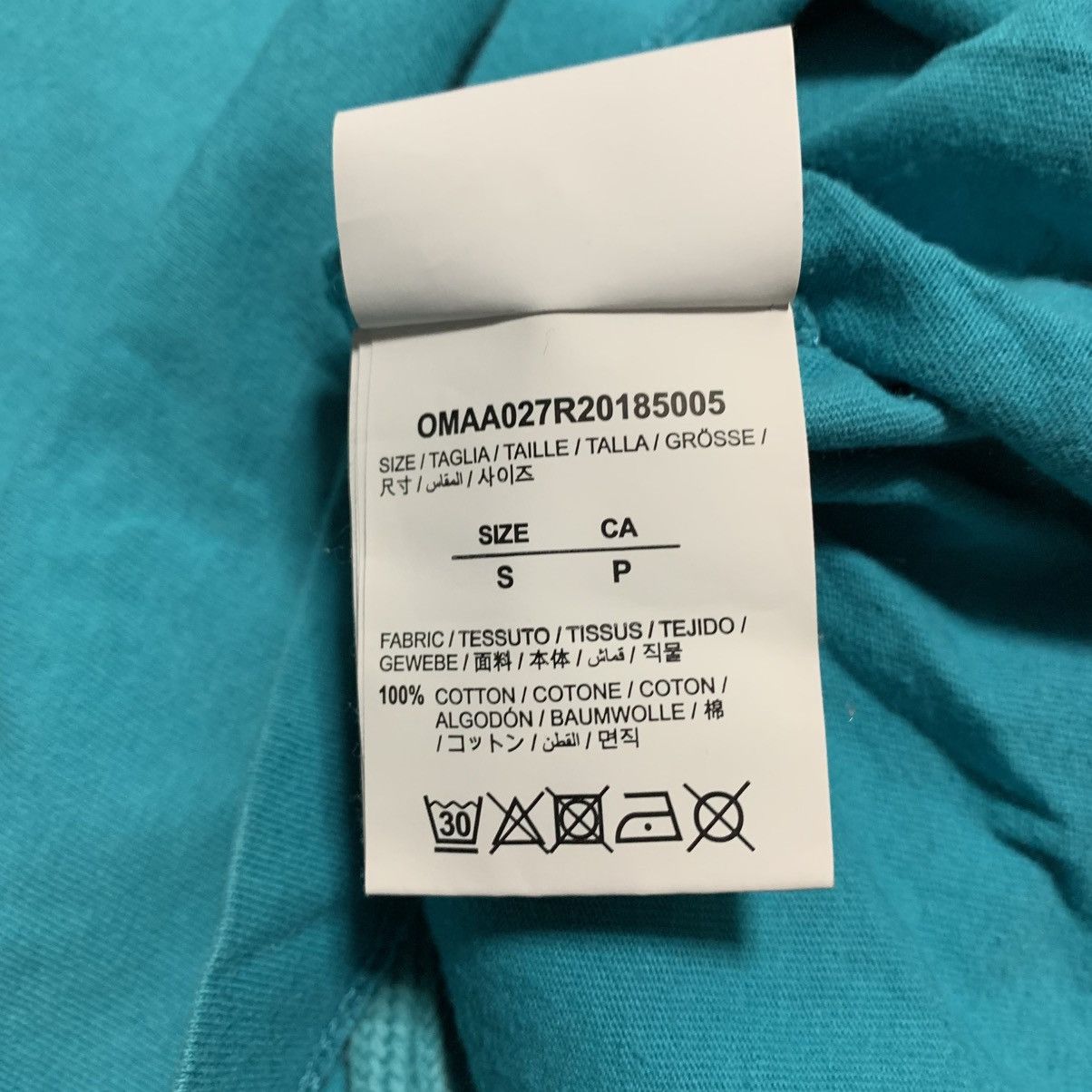 Off-White Off White Small Dripping Arrows Blue Tee Virgil Abloh Size US S / EU 44-46 / 1 - 8 Thumbnail