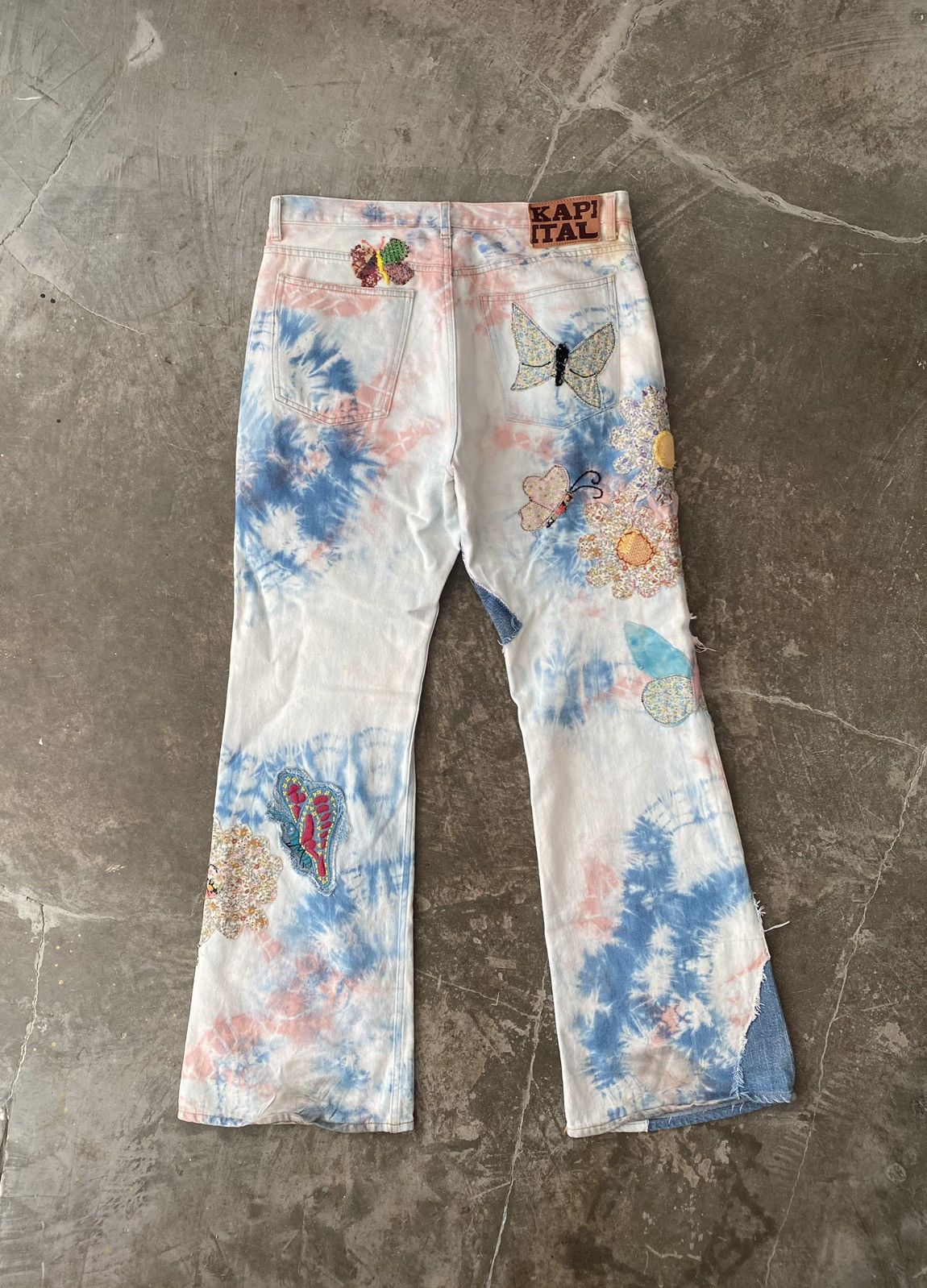 Kapital Kapital Kountry Crazy Papillon Flare Denim Chrome Hearts Size US 36 / EU 52 - 9 Thumbnail