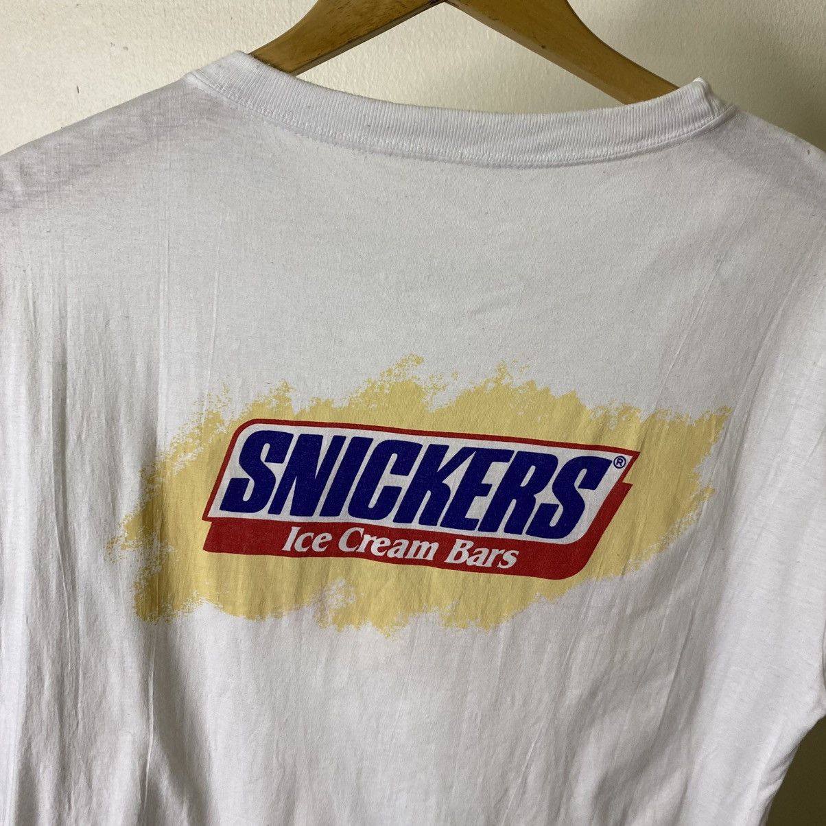Vintage 1990s Snickers Ice Cream Bar Promo T Shirt Size US M / EU 48-50 / 2 - 6 Thumbnail