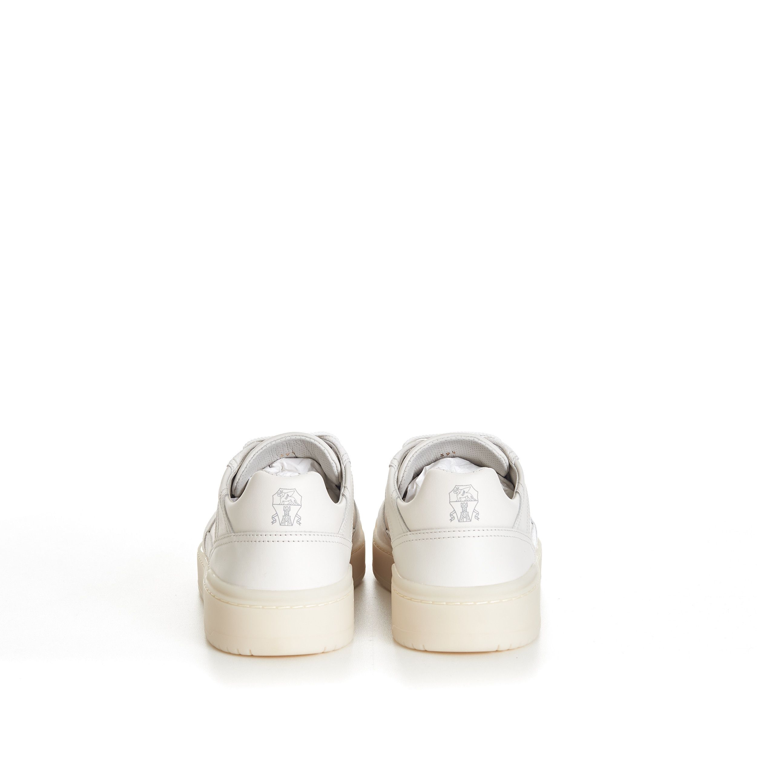 Brunello Cucinelli Semi-Polished Calfskin And Washed Suede Basket Sneakers Size US 6 / EU 39 - 6 Thumbnail