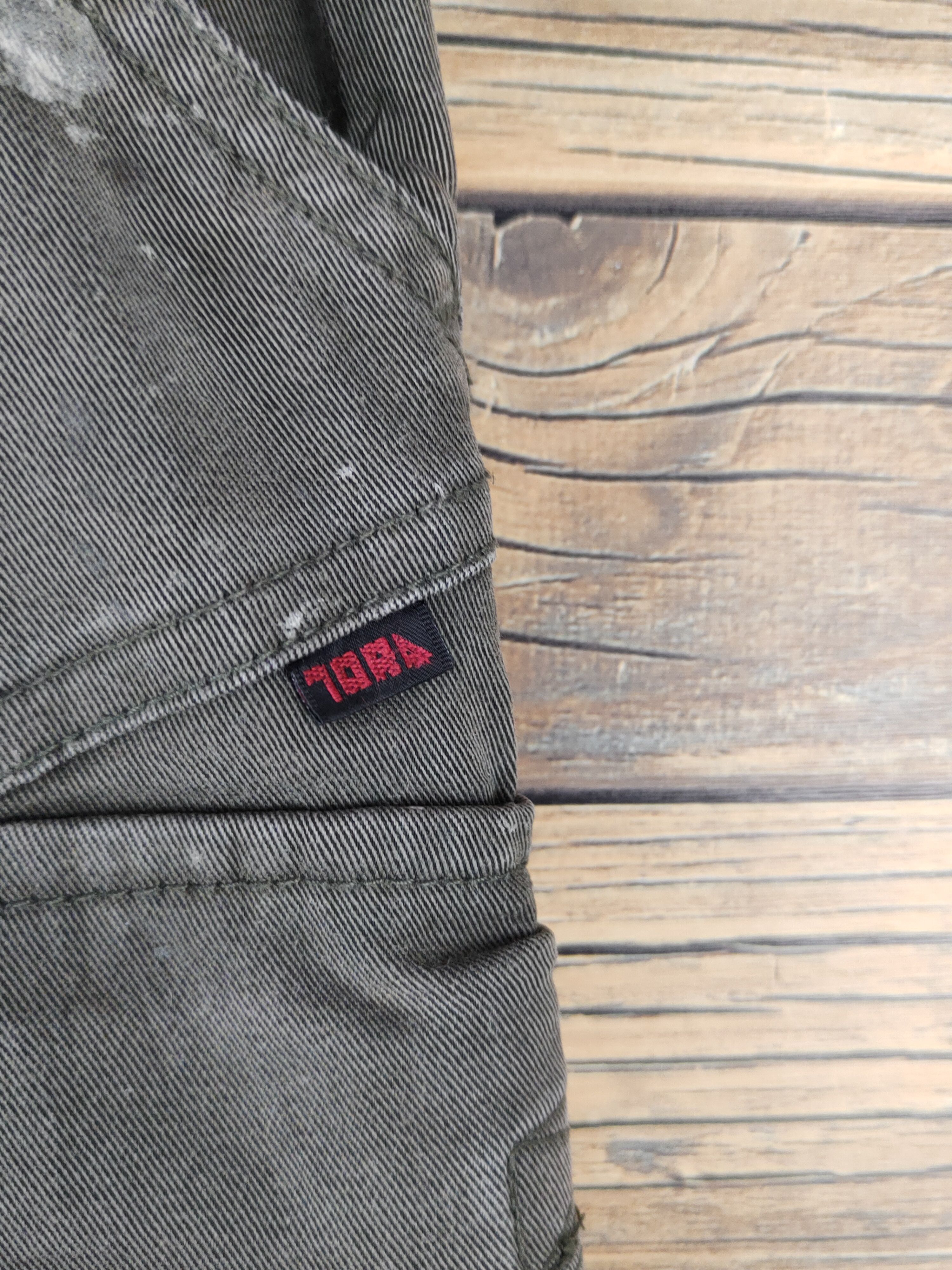 Japanese Brand Tora Olive Multipocket Tactical Joggers #W1421 Size US 33 - 5 Thumbnail