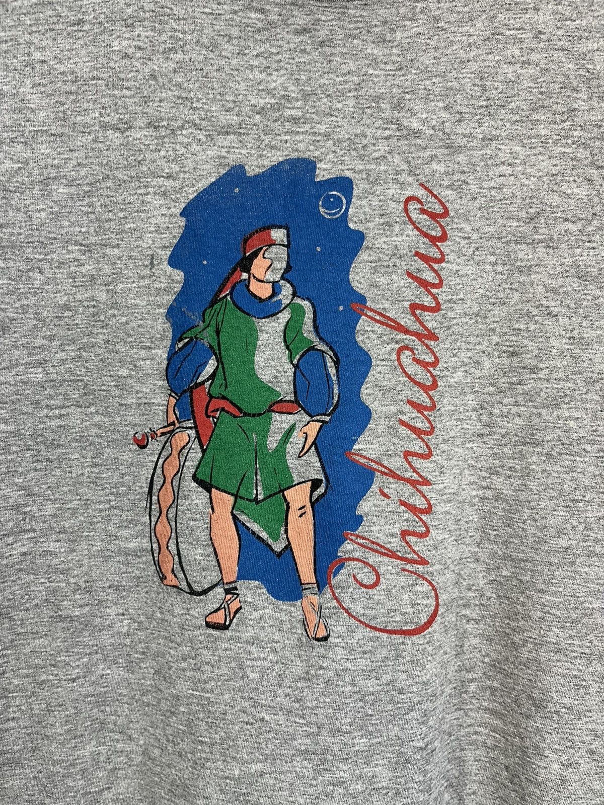 Vintage Chihuahua Mexico Faded Graphic Tee Size US L / EU 52-54 / 3 - 4 Thumbnail
