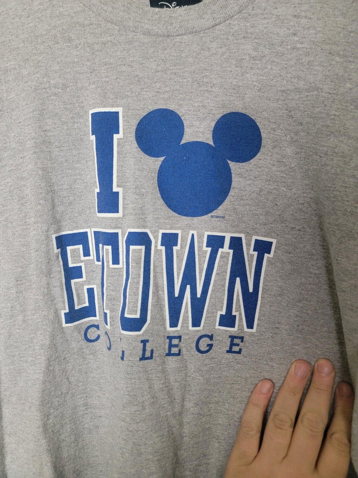 Designer Disney I Love Etown Elizabethtown College Long Sleeve Large Size ONE SIZE - 2 Thumbnail