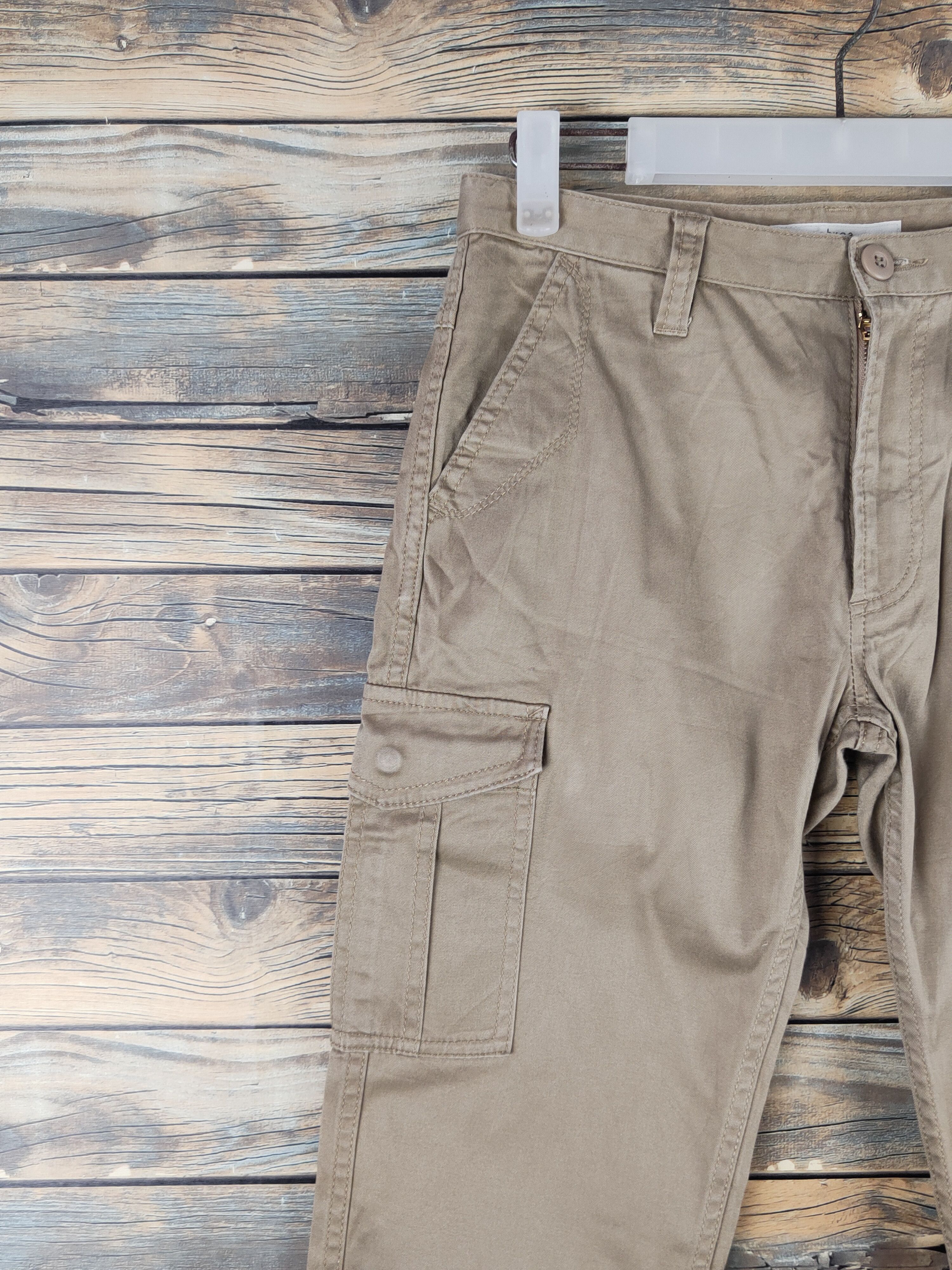 Japanese Brand DL Shuca Global Work Beige Multipocket Cargo Pants #2377 Size US 28 / EU 44 - 3 Thumbnail