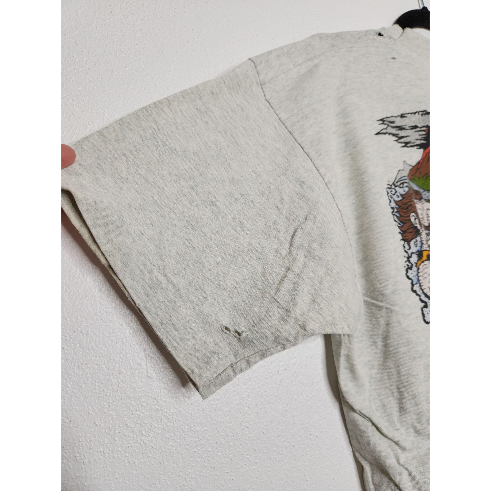 Fruit Of The Loom Vintage Nashville No Wake Zone Ski Shop Cavemen Art Thrashed Size US XL / EU 56 / 4 - 10 Thumbnail