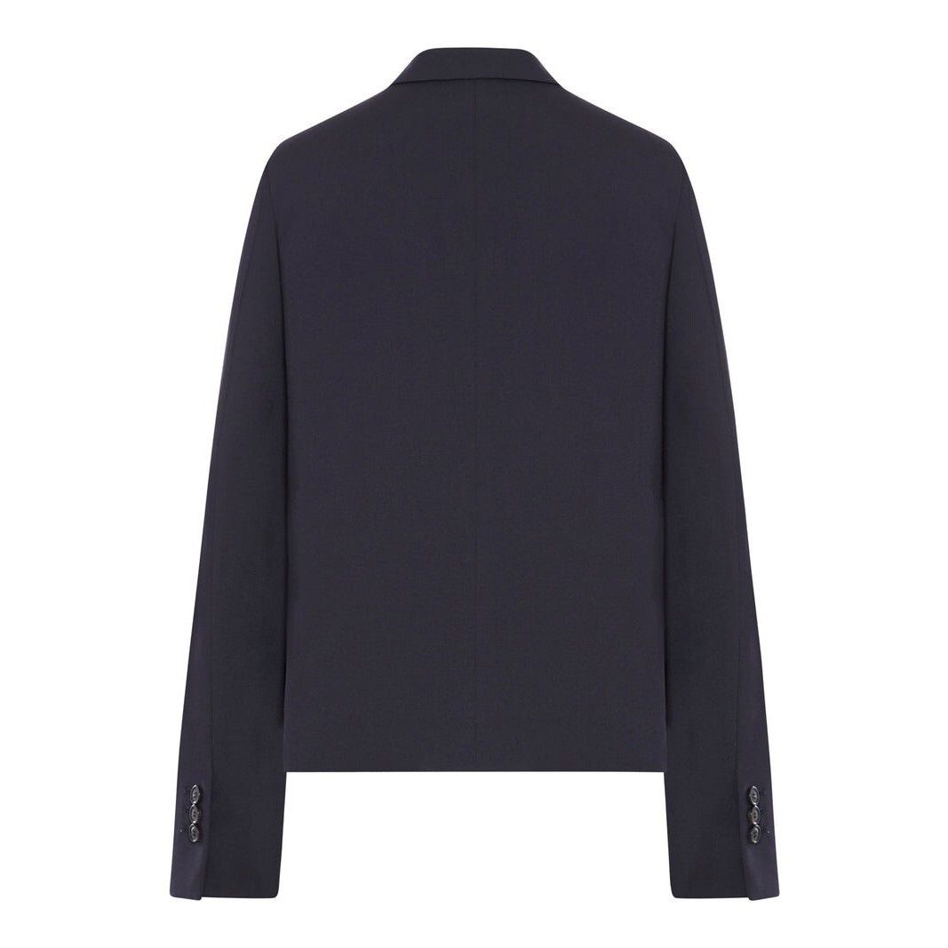 Loewe LOEWE $2500 Dark Navy Blue Wool Jacket New & Authentic (Wome Size XS / US 0-2 / IT 36-38 - 2 Thumbnail
