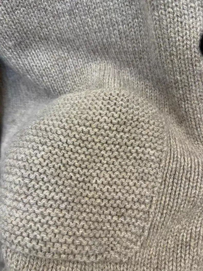 Loro Piana Loro Piana Autumn/Winter 2025 Oatmeal Cashmere Knit Jacket Size XL / US 12-14 / IT 48-50 - 3 Thumbnail