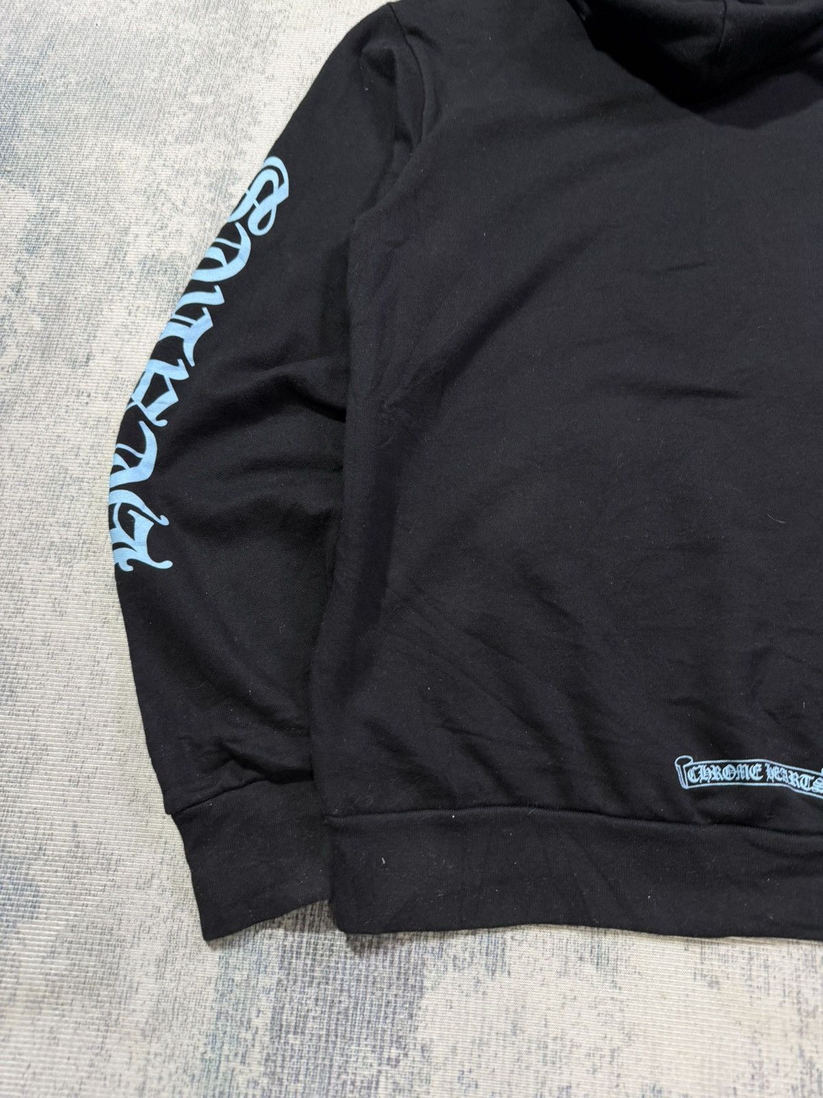 Chrome Hearts Chrome Hearts - Blue Spellout Sleeves Pullover Size US S / EU 44-46 / 1 - 10 Thumbnail