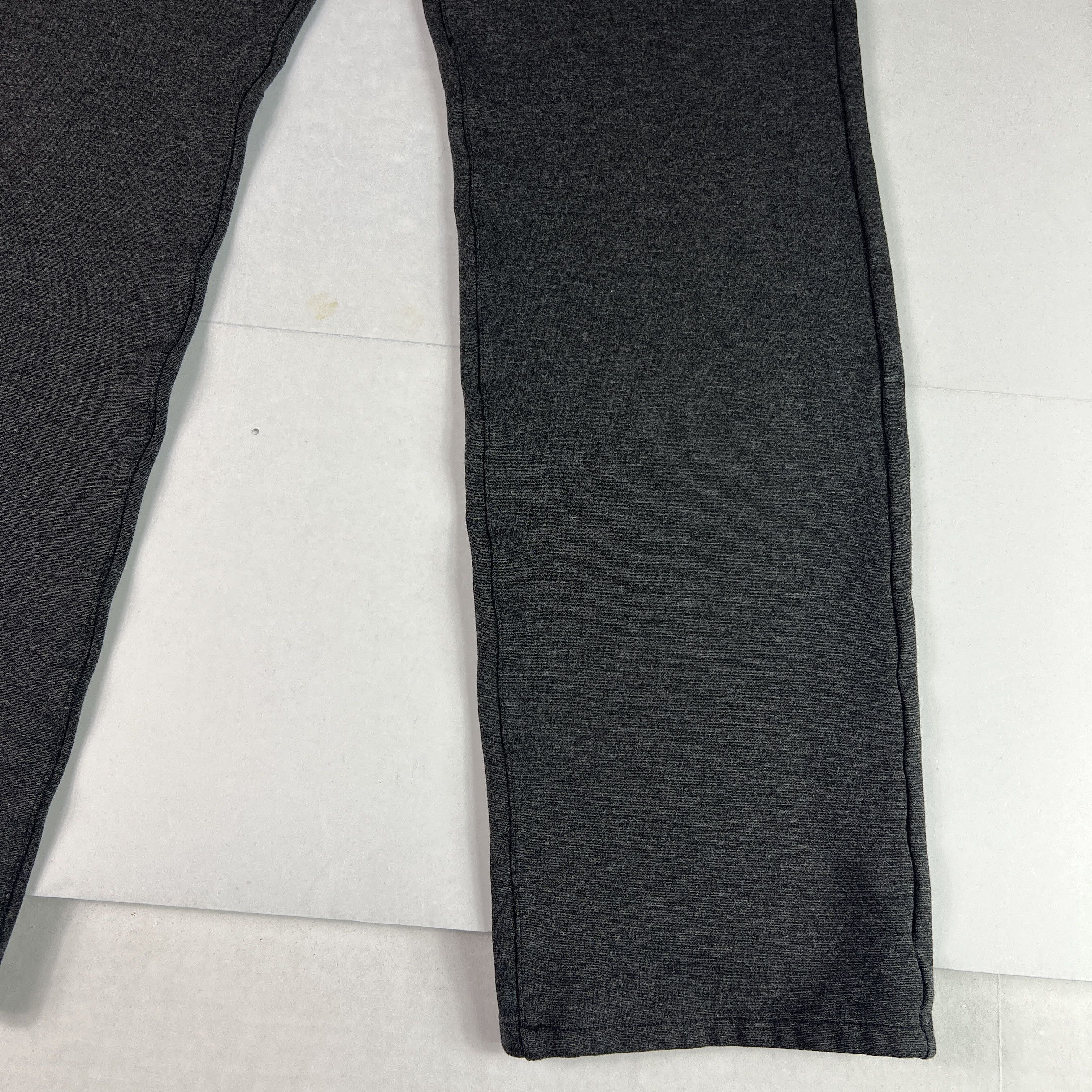 Paige Paige Pants Strafford Straight Iced Black Stretch Trousers Size US 34 / EU 50 - 6 Thumbnail