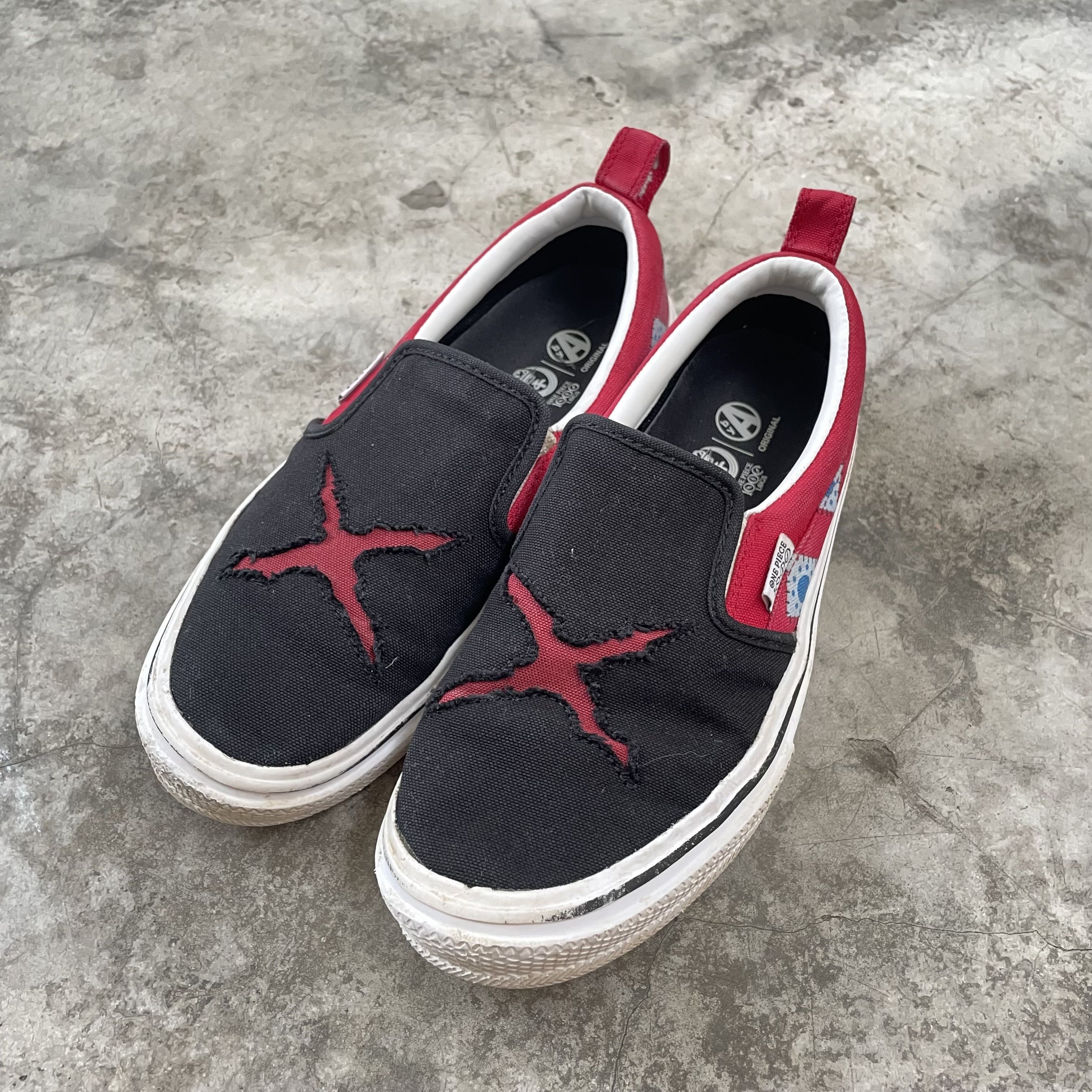 image of Super Rare Limited Edition Luffy One Pieces Anime Shoes in Black, Women's (Size 4)