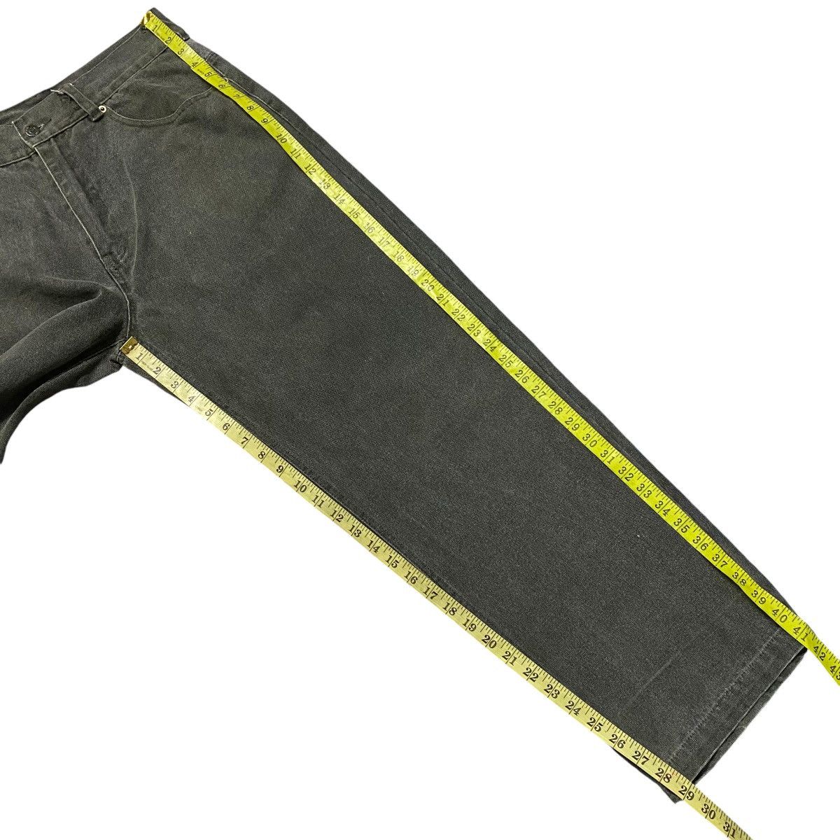 Japanese Brand Vintage OCTOPUSARMY Canvas Denim Baggy Jeans Size US 34 / EU 50 - 21 Thumbnail