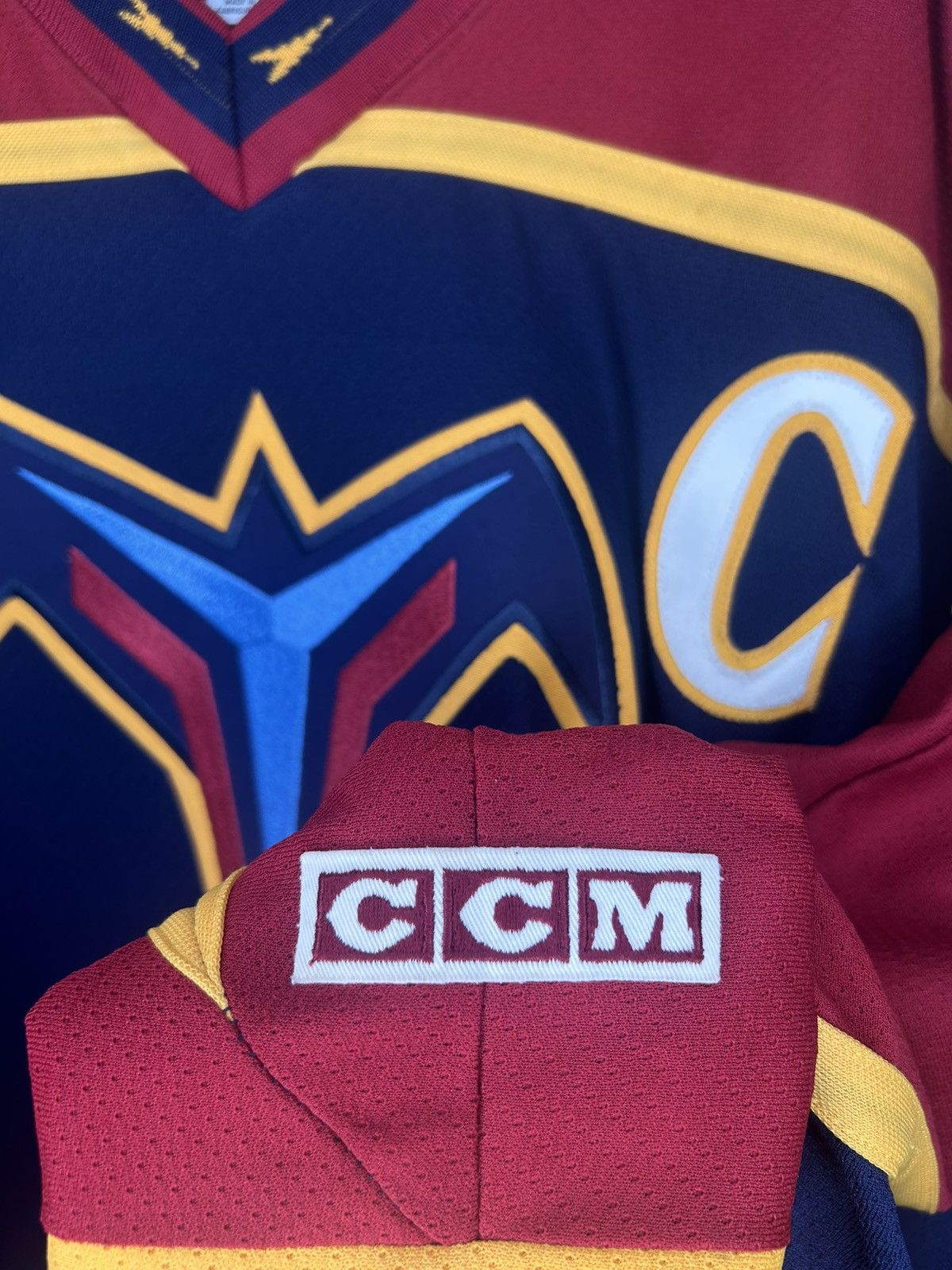 Ccm Vintage CCM Atlanta Thrashers Dany Heatley NHL Jersey Size US XL / EU 56 / 4 - 5 Thumbnail