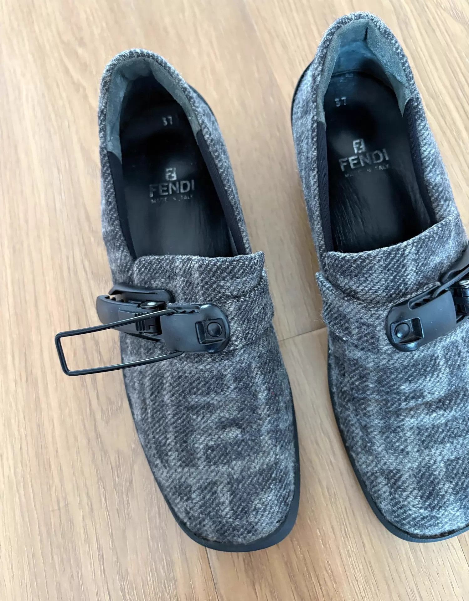 Fendi Fendi x Zucca Functional Buckle Mary Jane Sneakers 37 Size US 6.5 / IT 36.5 - 5 Thumbnail