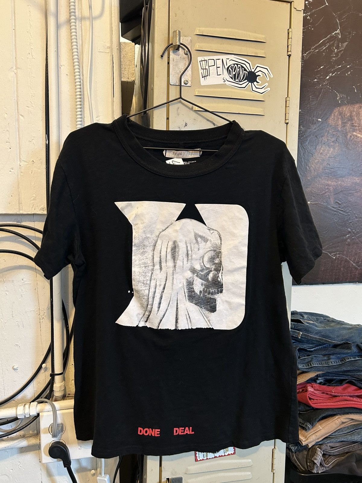 【OFF-WHITE】MIRROR SKULL L/S TEE BLACK Off-White Long Sleeve Skull Mirror Tee Off-White
