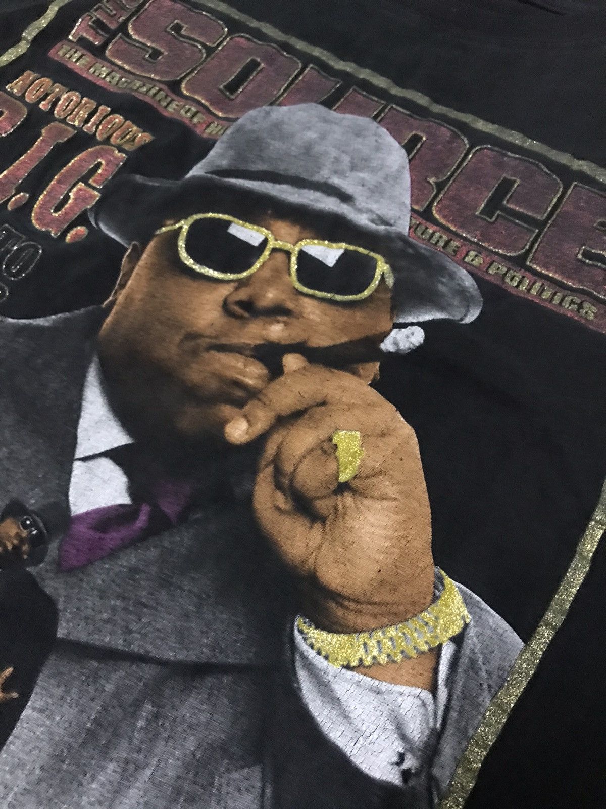 Rap Tees × Vintage RARE Vtg Source Magazine feat The Notorious B.I.G Size US XXL / EU 58 / 5 - 3 Thumbnail